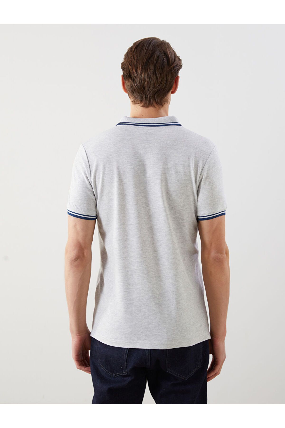LC Waikiki-New Season Polo Neck Pique Men's T-Shirt - S5Fs96Z8 4