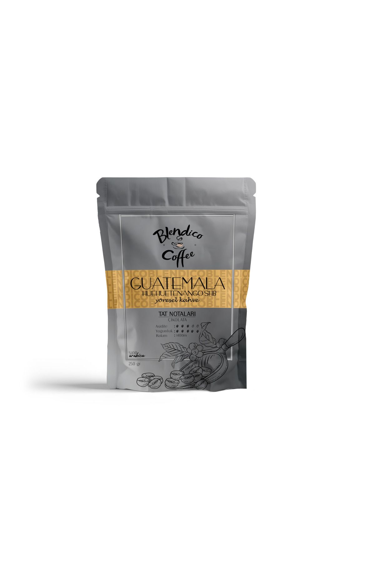 BLENDICO Guatemala Huehuetenango Yöresel Kahve 250 gr (Çekirdek)