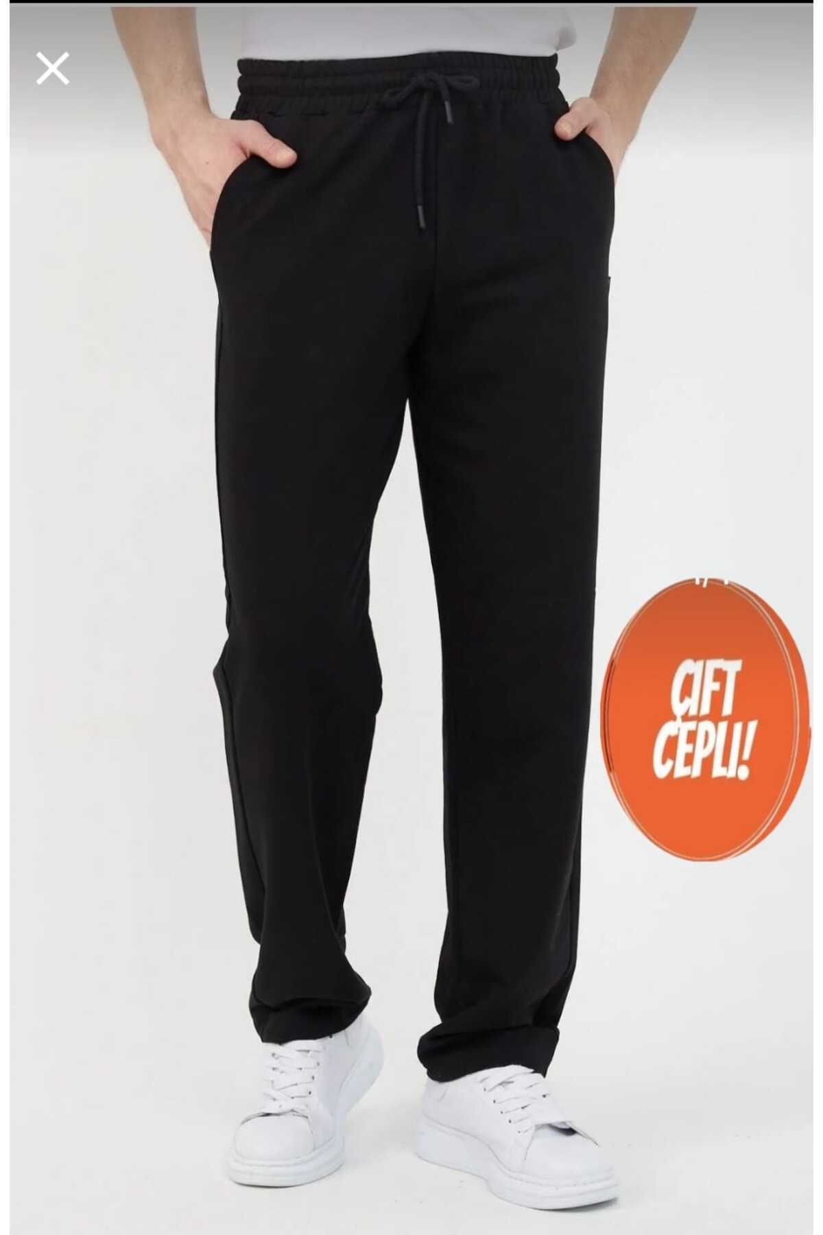 UYN SPORT Düz Paça Baggy Kesim Rahat Giyim Eşofman Altı görsel 2