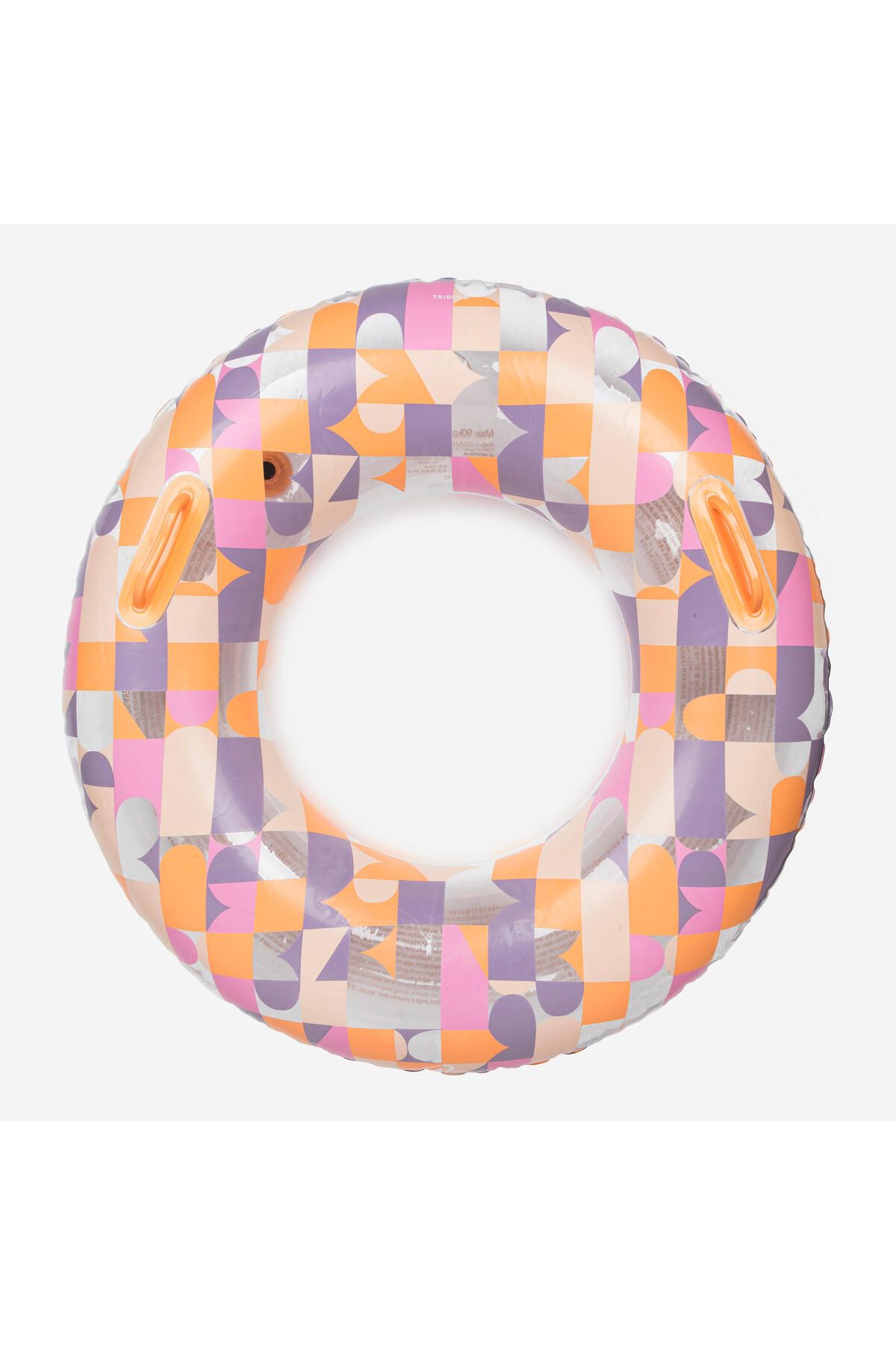 Decathlon-Nabaiji Inflatable Swimming Ring - Large - 92 cm - Patterned/Transparent - Allpop 1