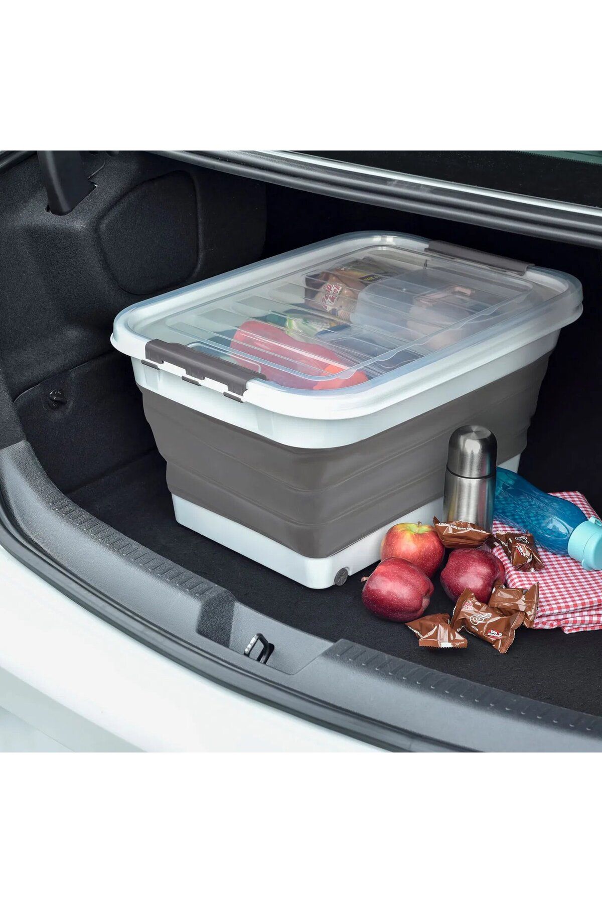 ELDİPA-Folding Storage Box with Wheels 65L |   Multi-Purpose Storage Solution 7