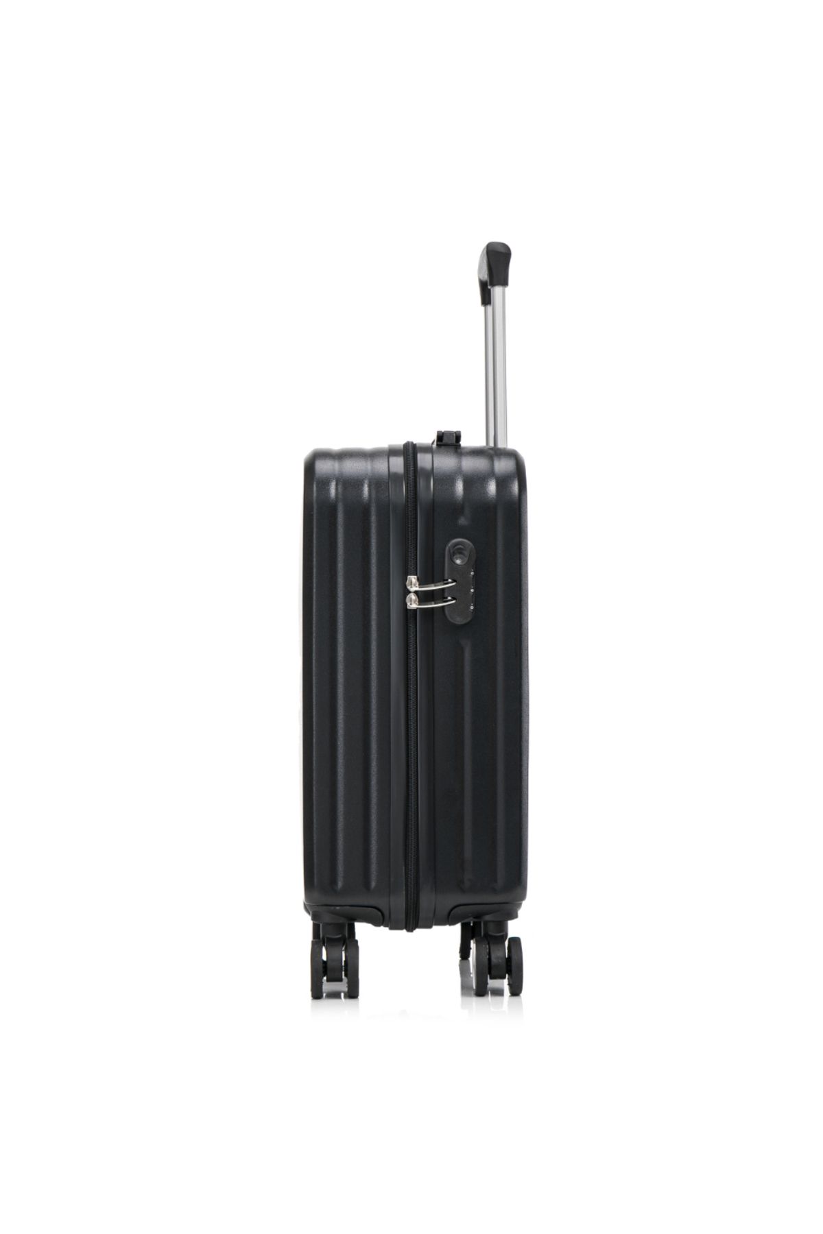 Quasar & Co.-Cabin trolley, Quasar & Co.®, Max model, lock, 4 360 degree wheels, telescopic handle, matte black 5