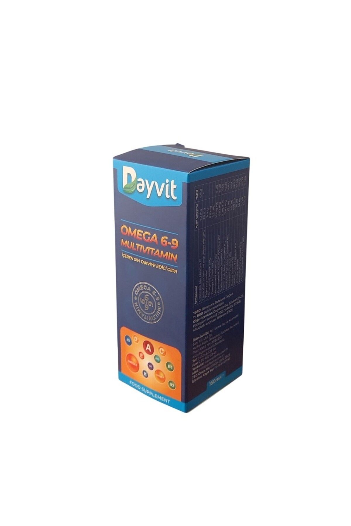 Dayvit Omega 6-9 Kids Multivitamin Şurup 150ml