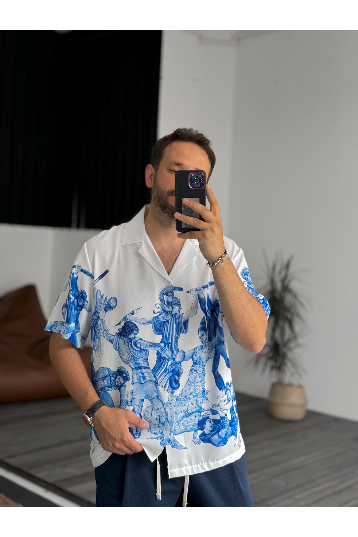BYBASICMAN-Short Sleeve Gor Vechicle C-1700 Ethnicity Shirt 5