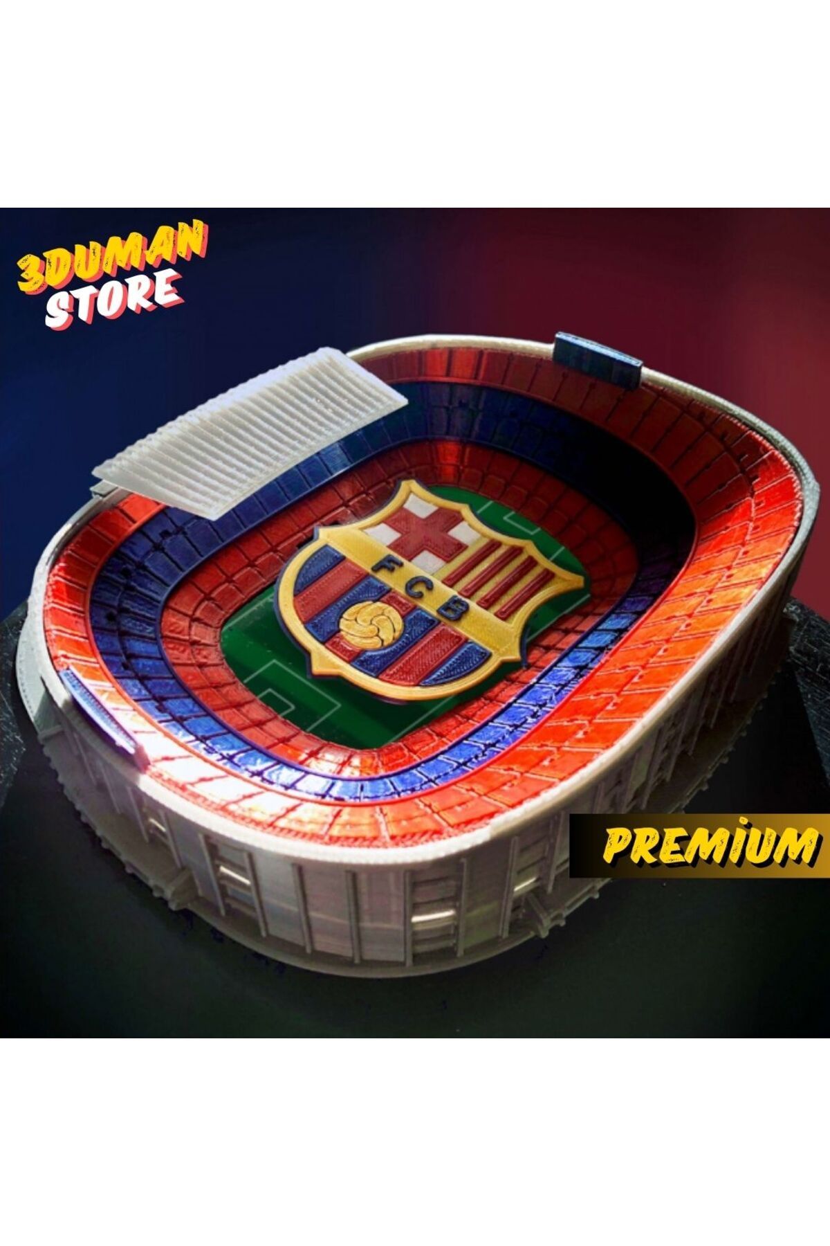 3Duman Premium Barcelona Camp Nou Stadyum Figürü - 40 CM