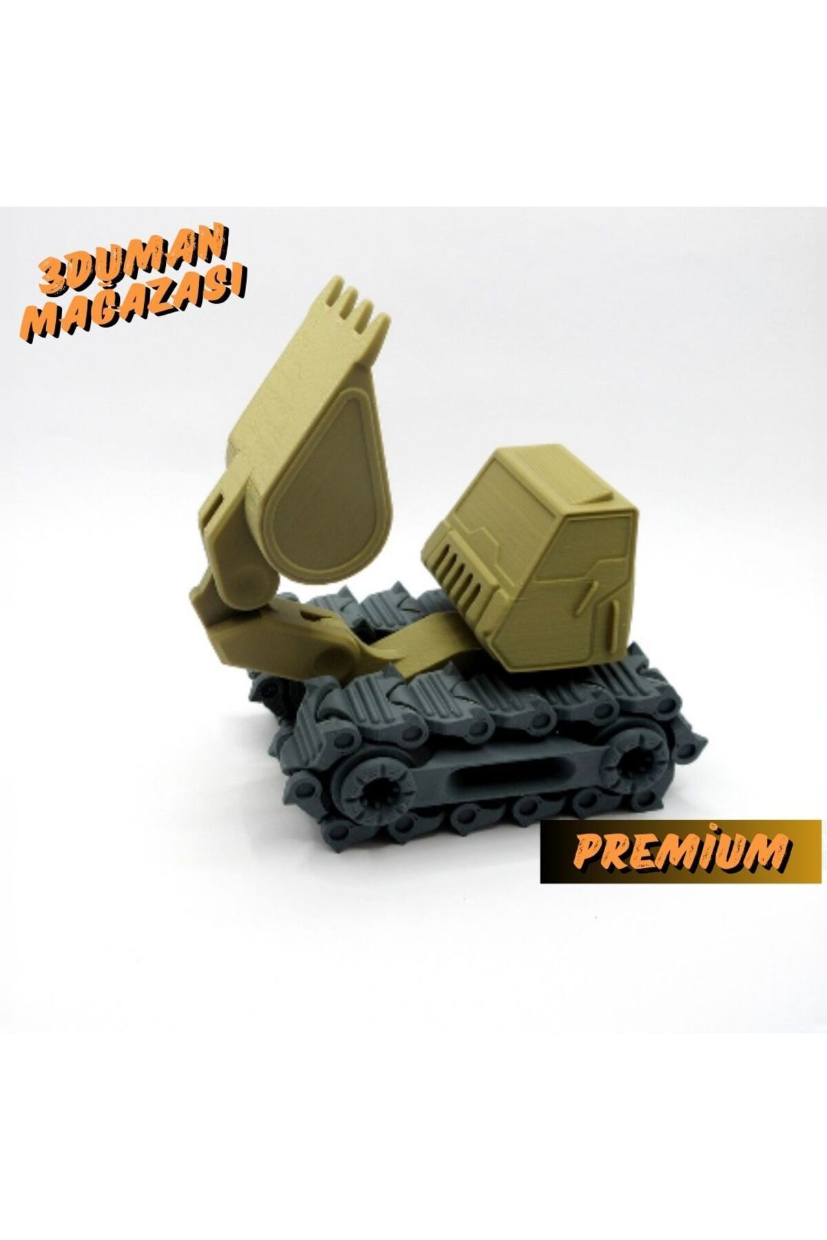 3Duman Premium Mini Ekskavatör Figürü - 15 CM