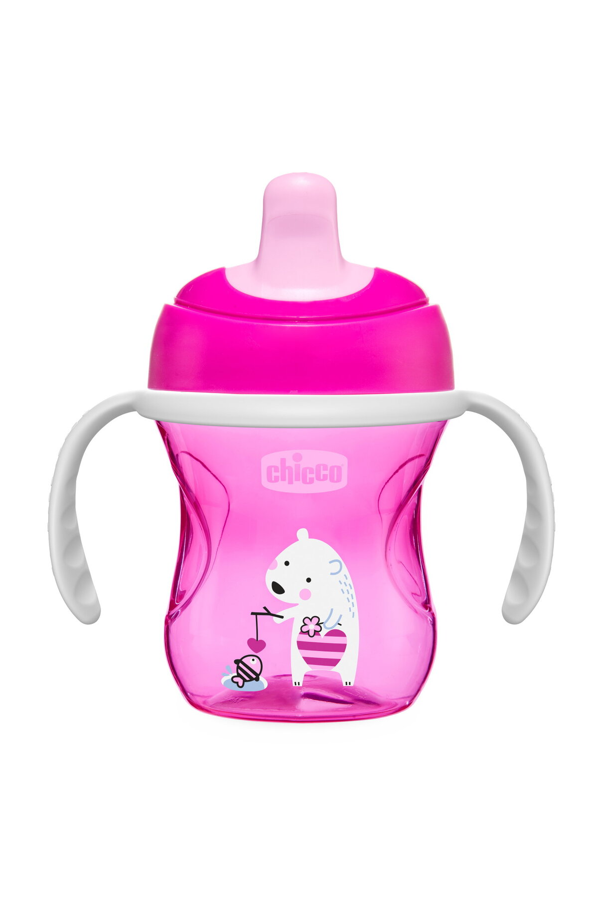 Chicco YARI YUMUŞAK UÇLU EĞİTİM BARDAĞI 6AY+KIZ fotoğrafı 2 (önizleme)