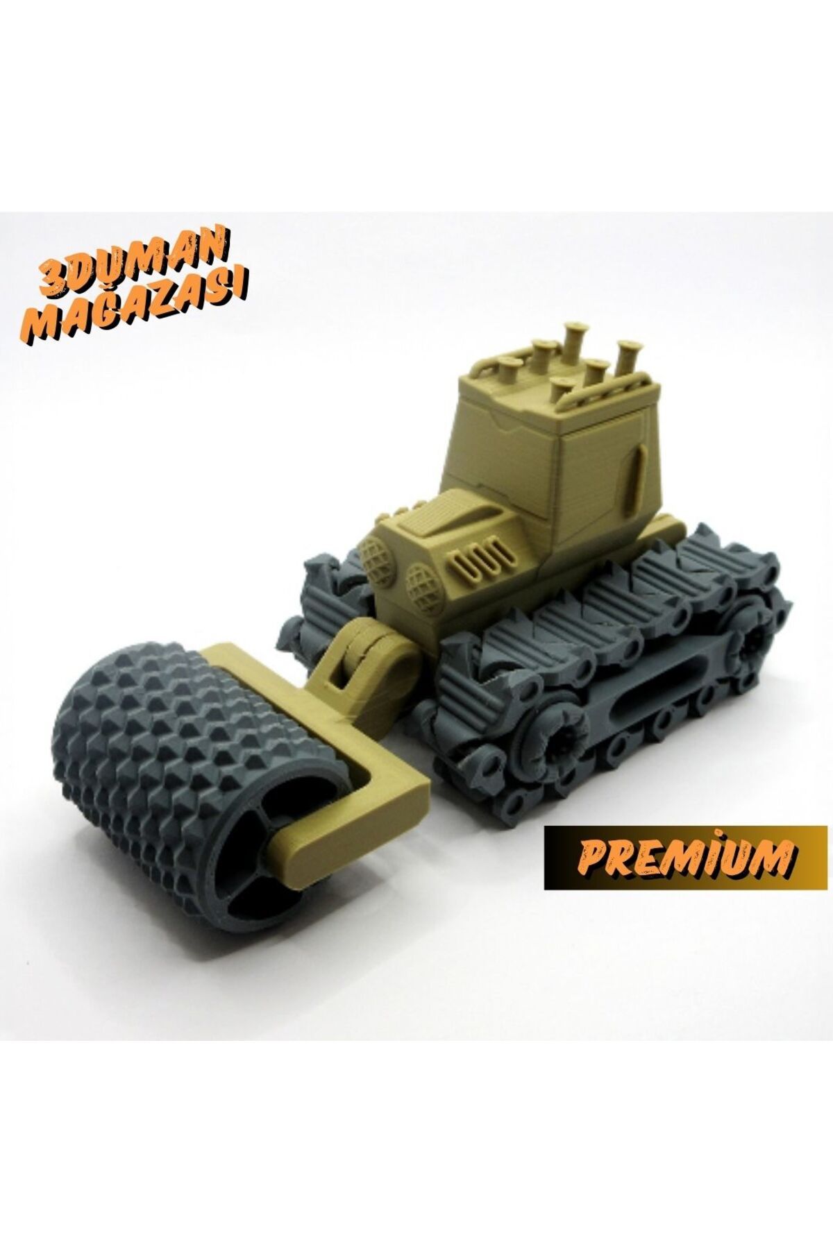 3Duman Premium Mini Buldozer Figürü - 15 CM