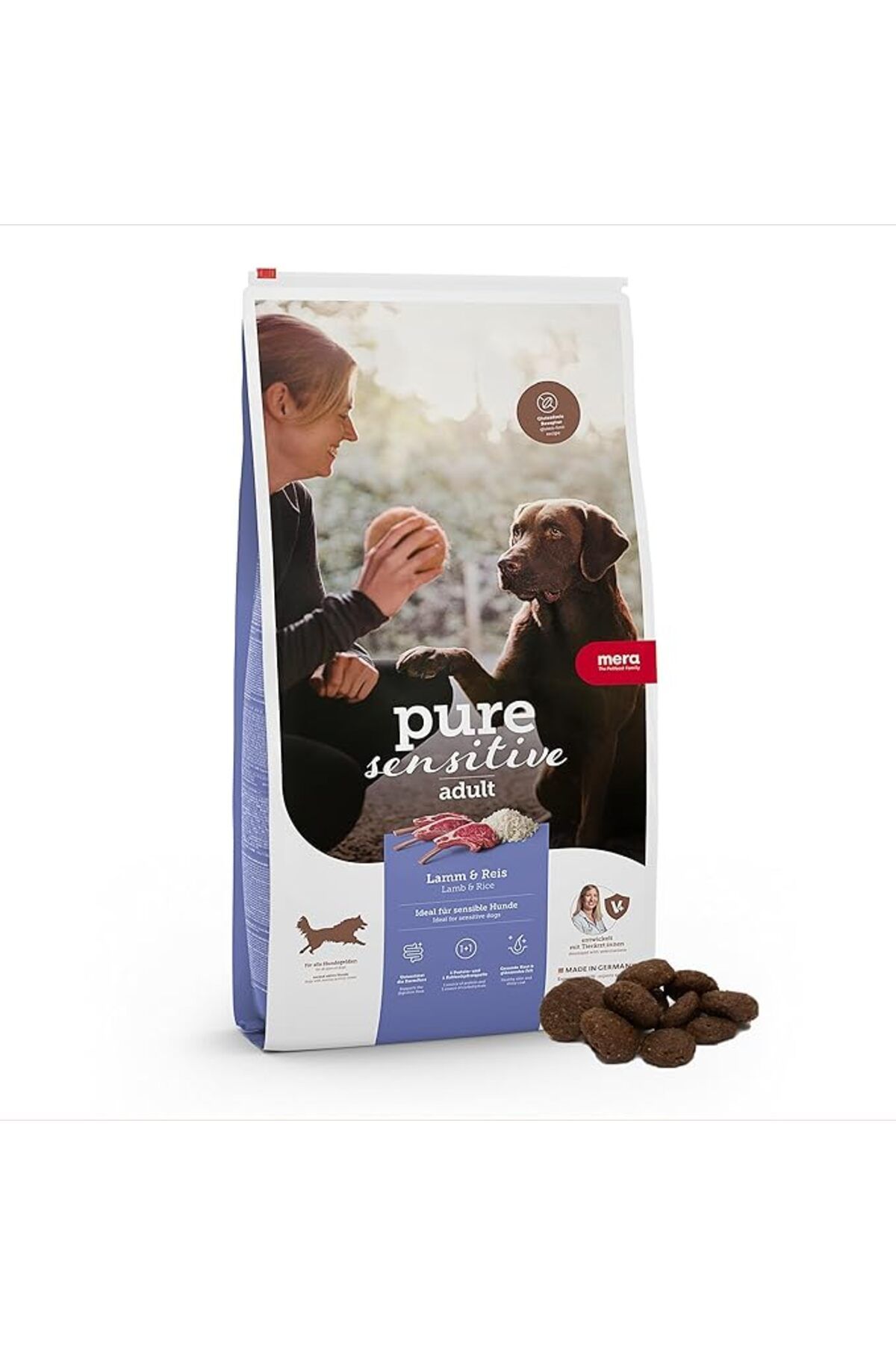 Mera Pure Sensitive Kuzulu Yetişkin Köpek Maması 12,5 + 4 kg