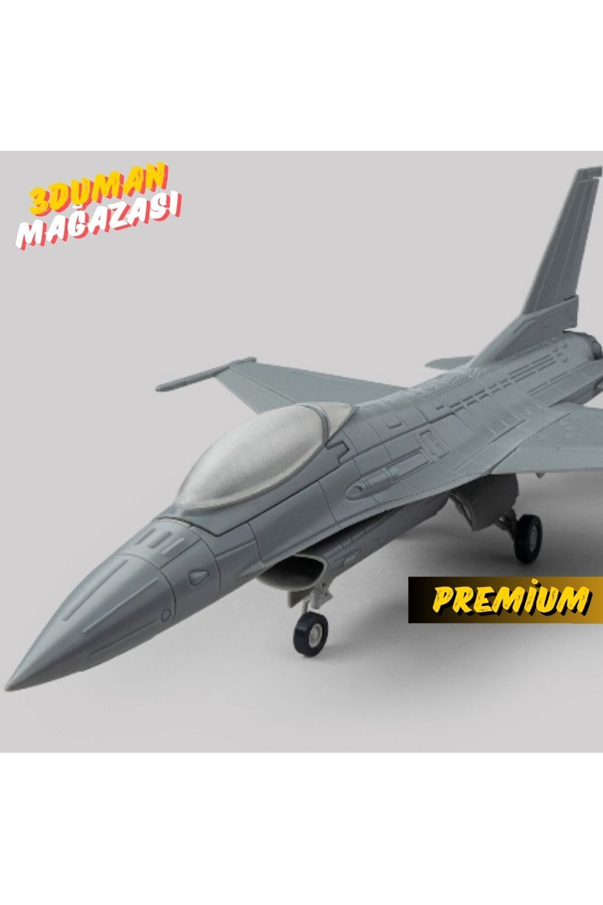 3Duman Premium F-16 Savaş Uçağı Figürü - 15  CM