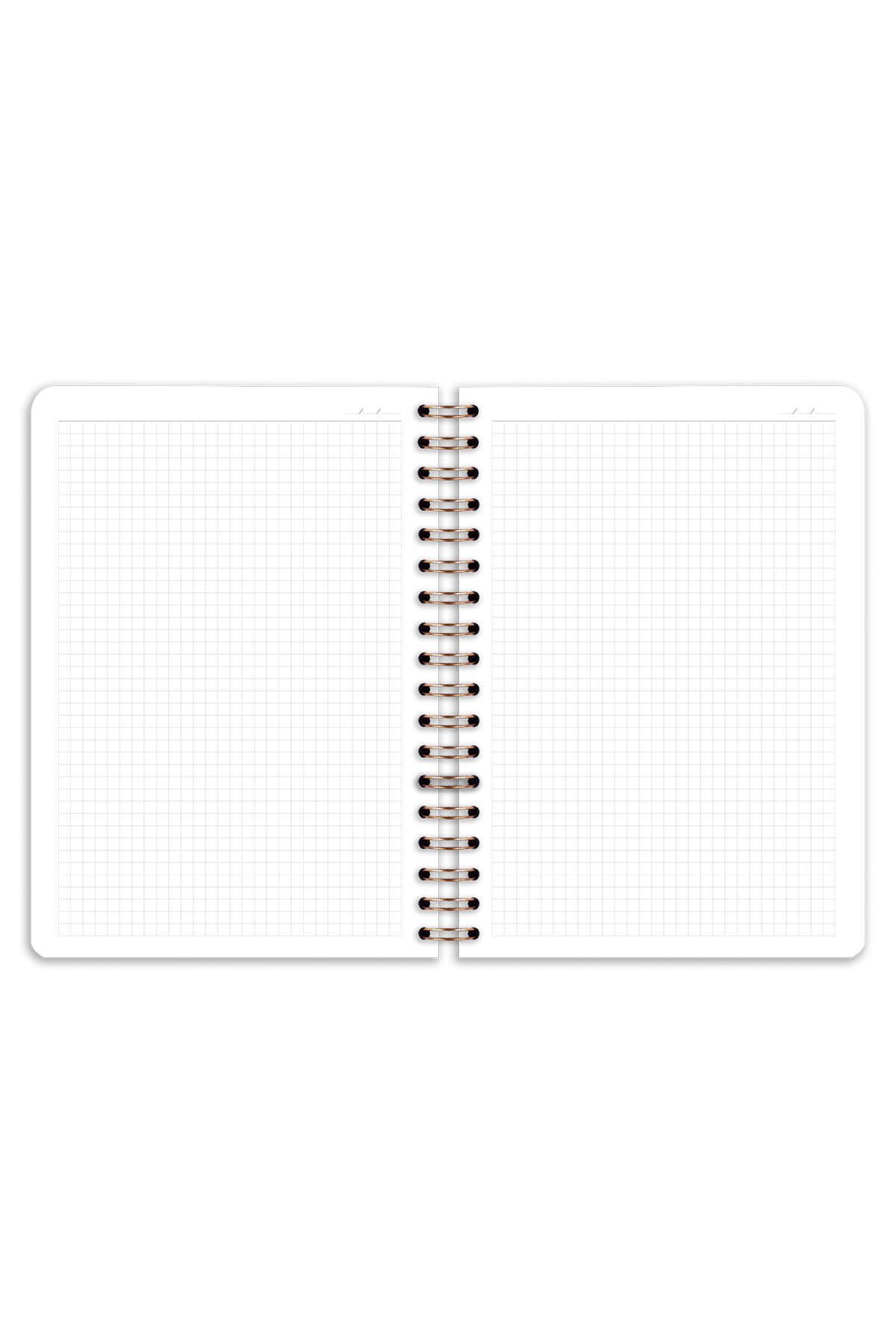 Matt Notebook-B5 Decimal Design Digital Notepad 17X24 cm 8
