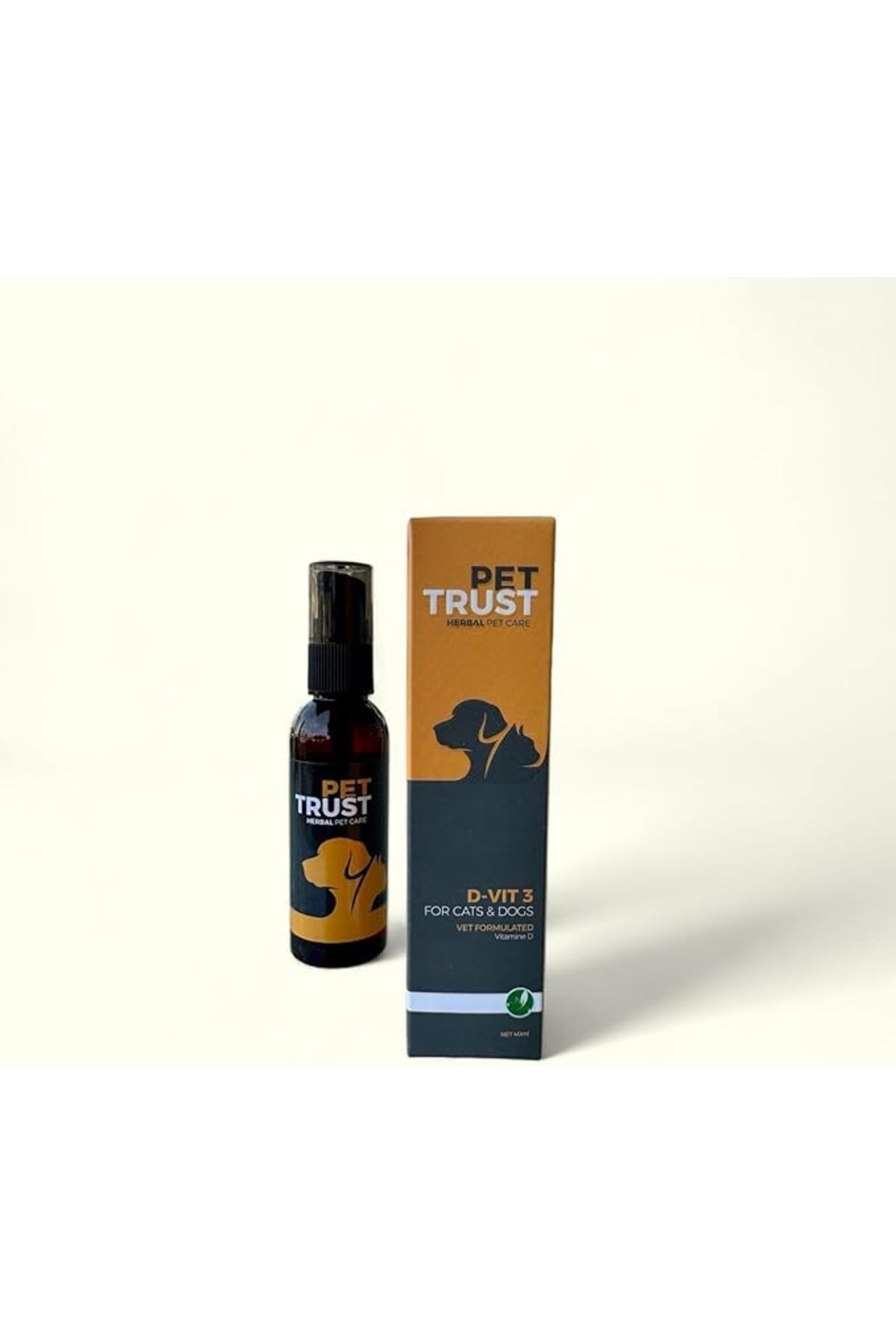 Orqinel PetTrust Herbal Pet Care Kedi ve Köpekler için Vitamin-D Takviyesi 40ml