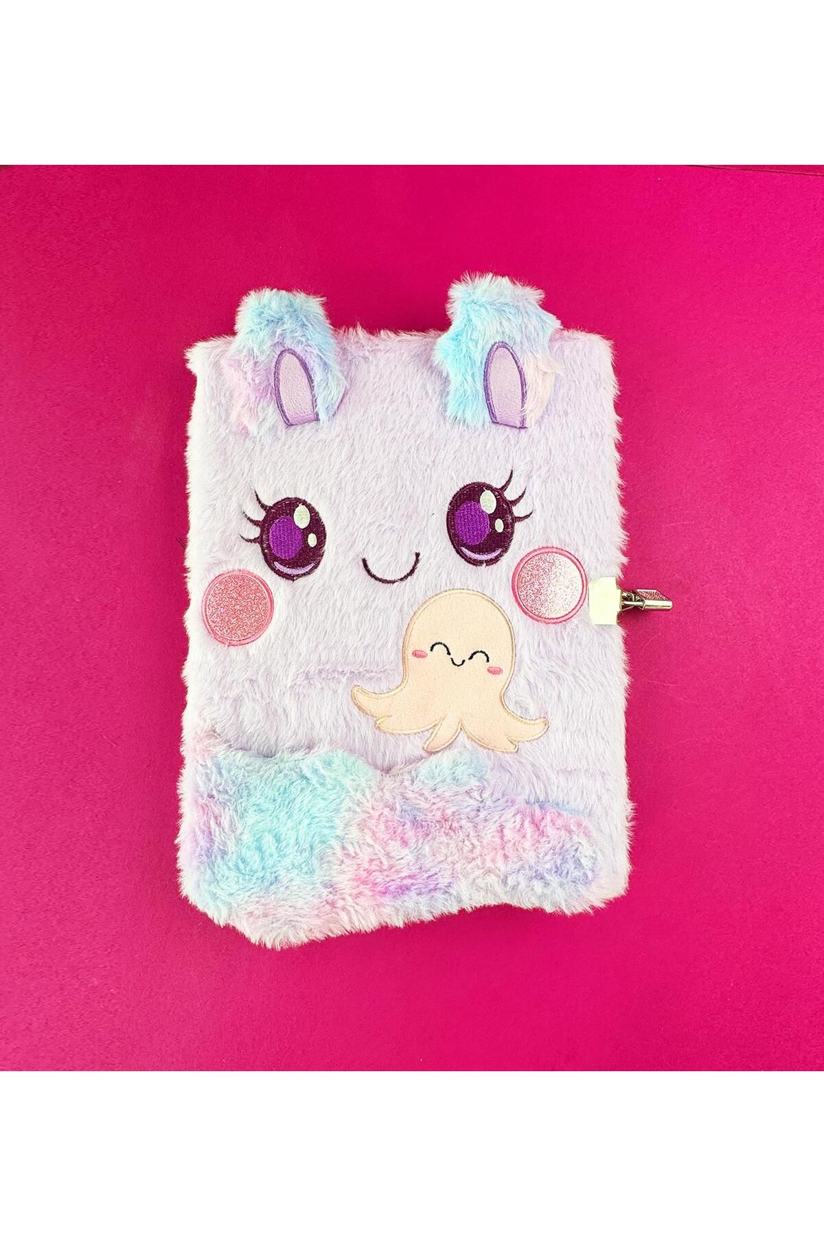 Gift Moda-100 Sheets Plush Notebook in A4 Size 3