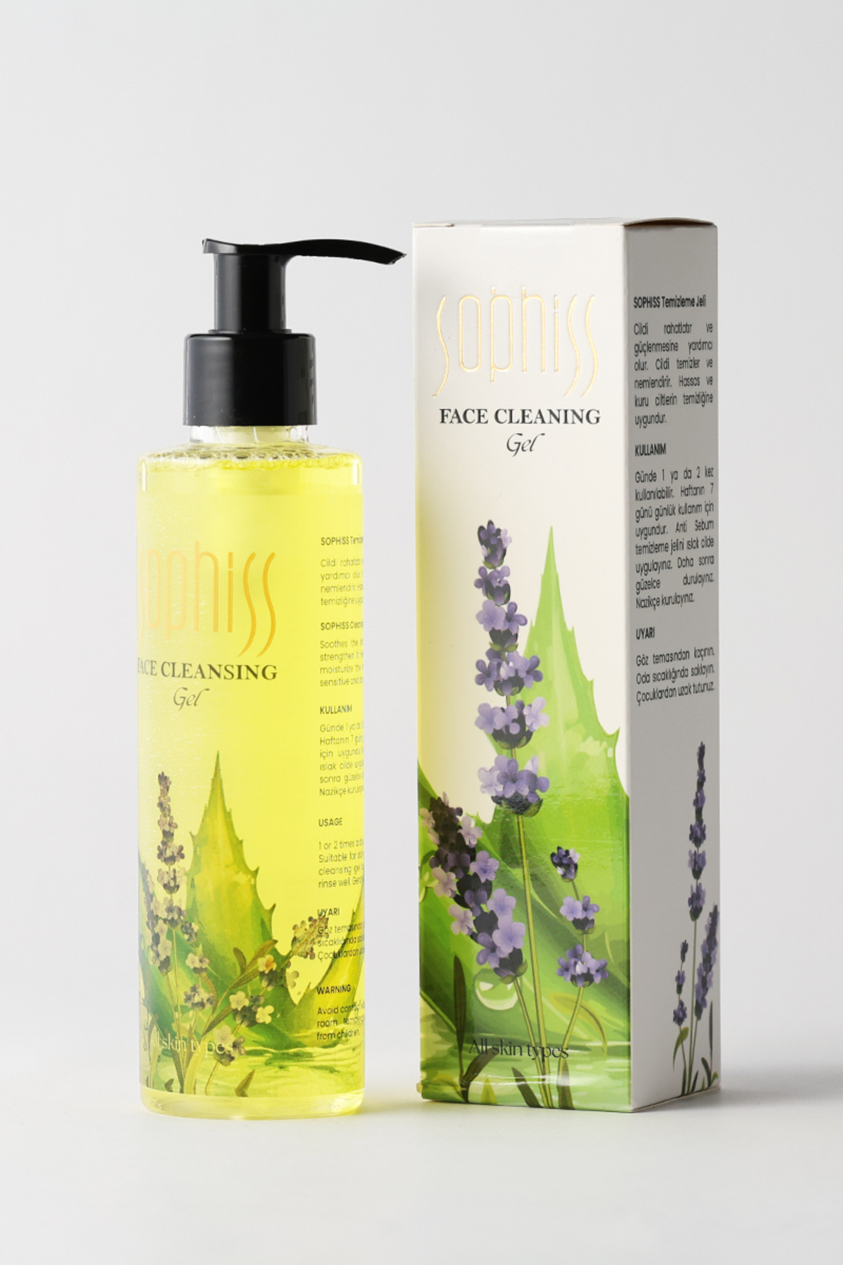 Premium Lavanda Özlü Yüz Yıkama Jeli 200 ml — 8683684306464 — تصویر 3 از 3