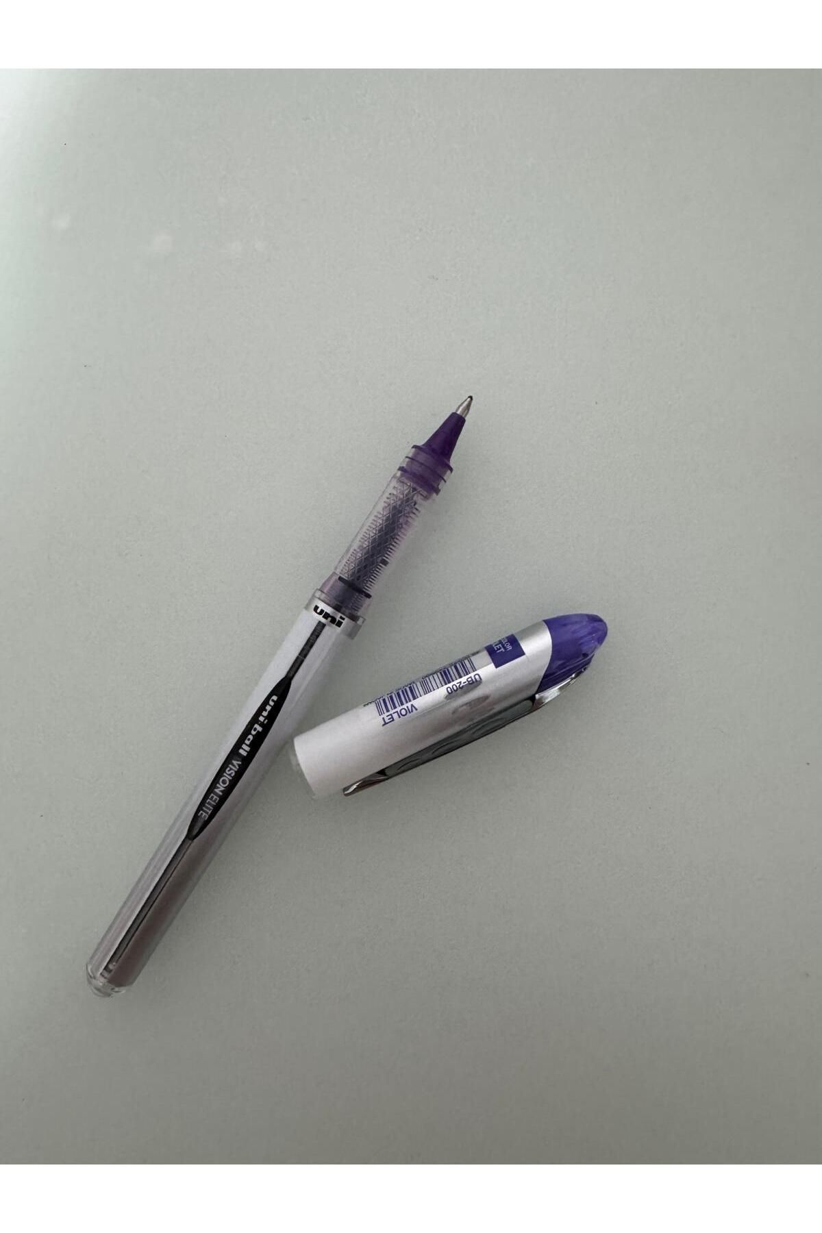 UNİ-BALL Uni-Ball Roller Kalem Vision Elite Bilye Uç 0.8 MM MOR (1 ADET)
