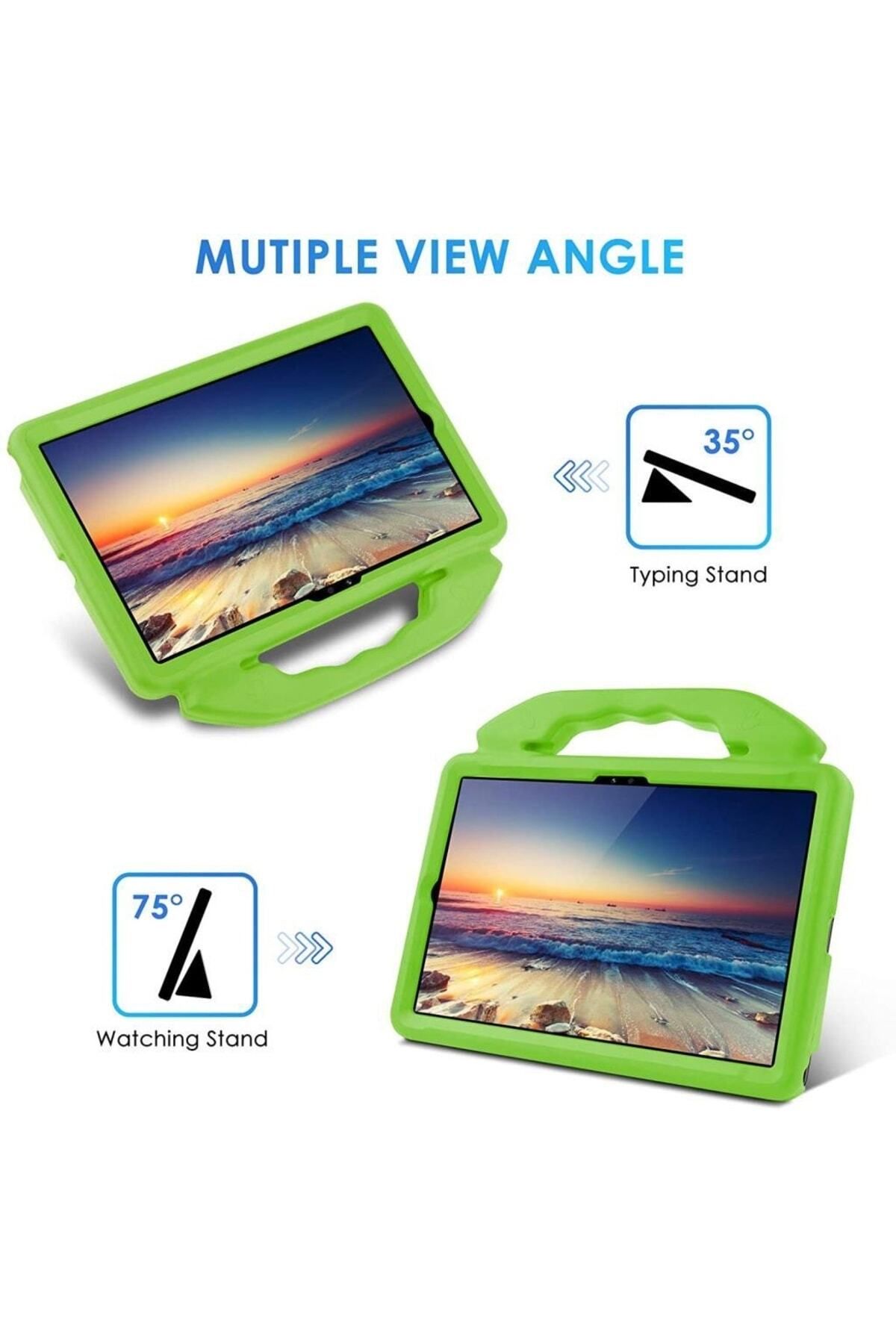 UnDePlus-iPad 11Th Generation A16 11Inch/10Th Generation 10.9Inch Compatible Case Silicone Case with Handle Stand 6