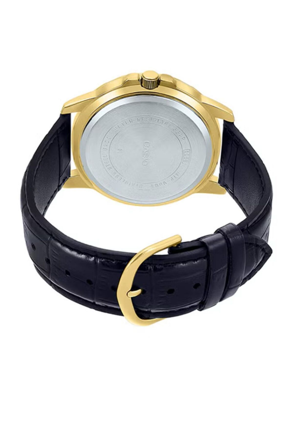 Casio-Casio Men's Water Resistant Analog Watch MTP-VD01GL-1EVUDF - Black 3