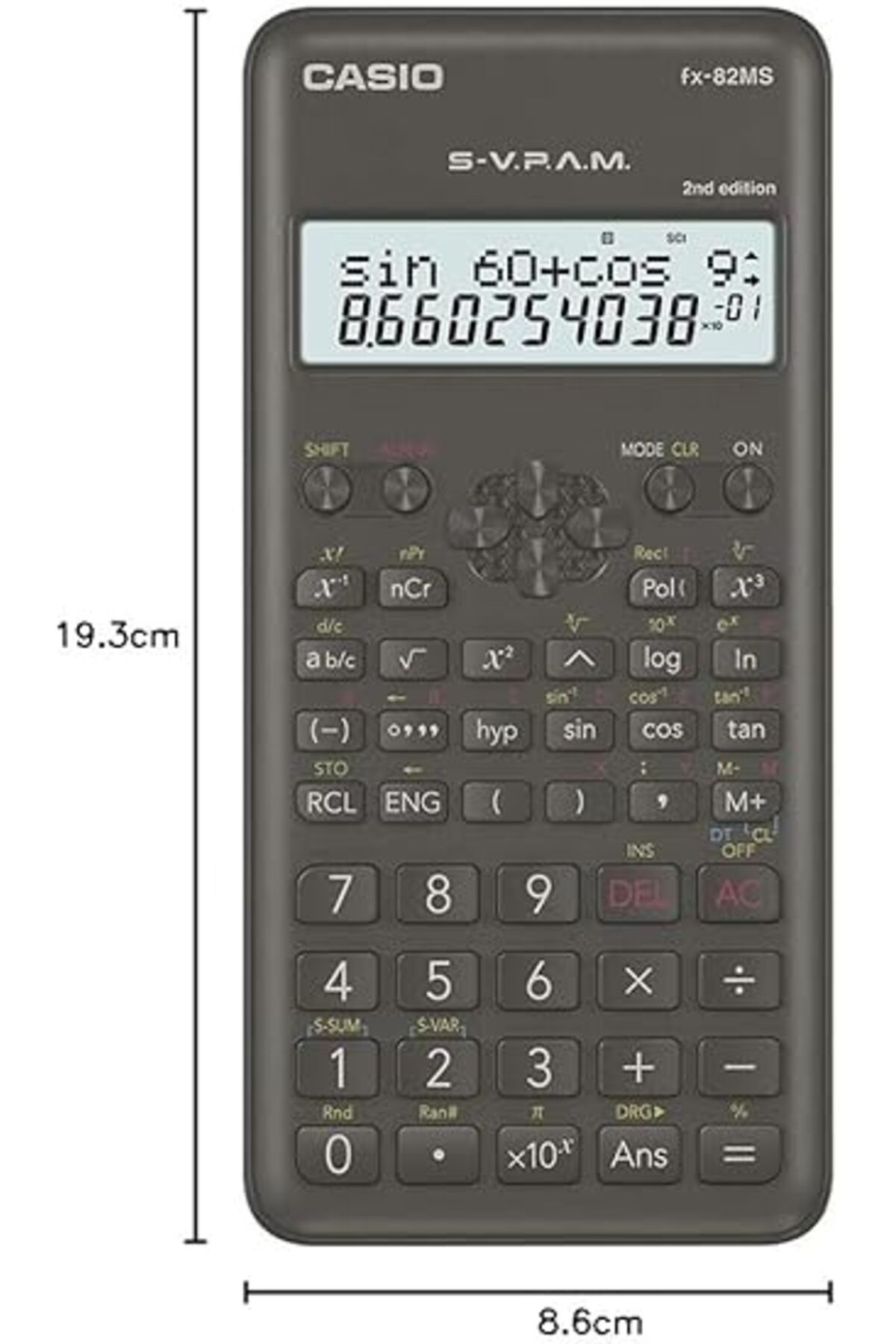 Casio-الآلة الحاسبة العلمية FX-82MS-الإصدار الثاني 5
