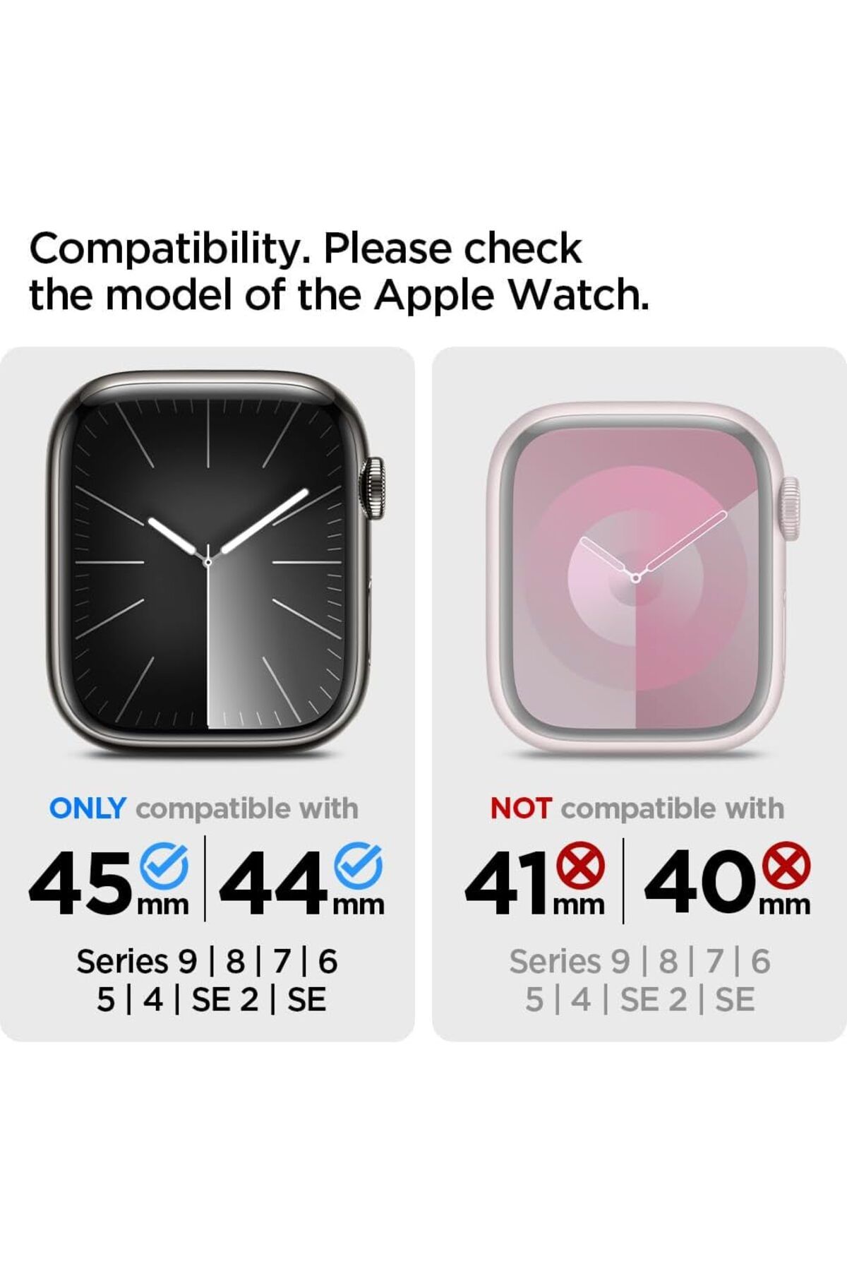 Spigen-Rugged Armor Pro - حافظة Apple Watch مع حزام، متوافقة مع سلسلة 9/8/SE2/7/6/SE/5/4 45 مم/44 مم 6