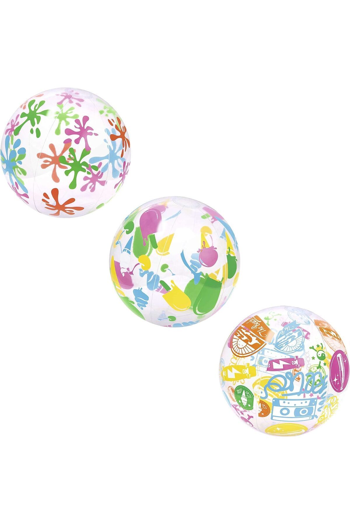 Easy Tedarik Splash Play Beach Ball 61 cm Sutopu Deniztopu 31001
