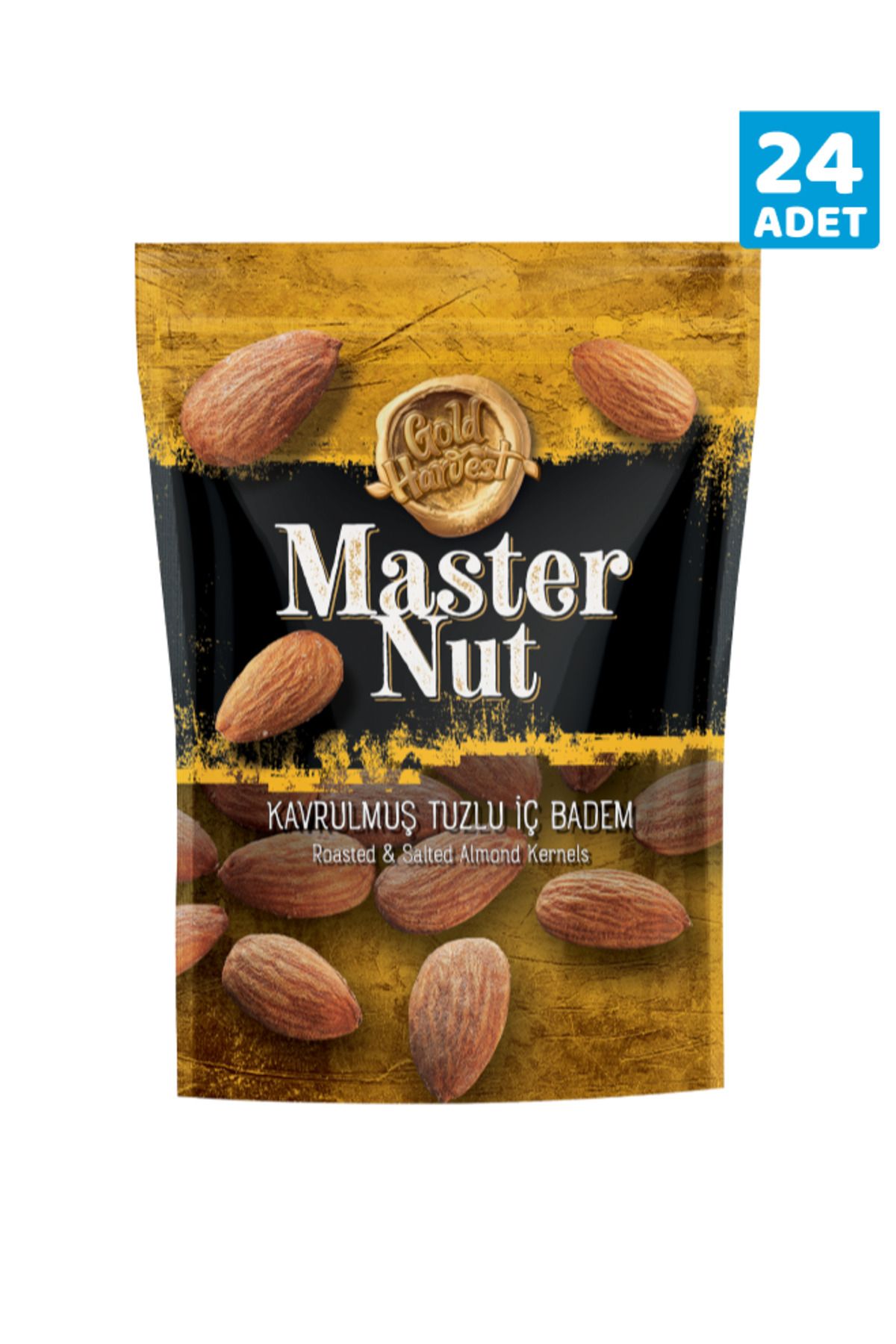 Gold Harvest Master Nut Iç Tatlı Badem Tuzlu 65 gr 24 Adet