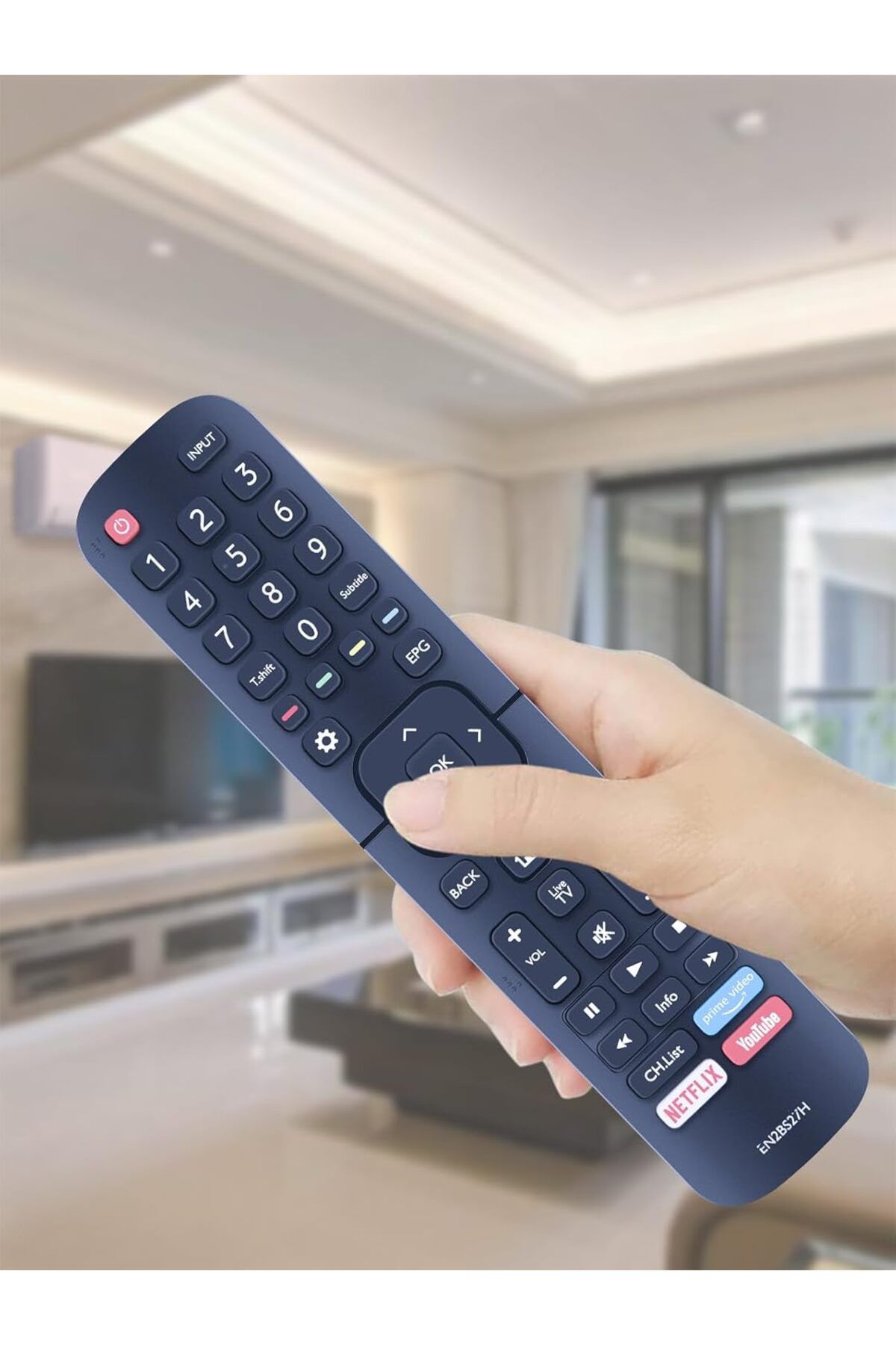 AWH-Universal Remote for Hisense 4K UHD TVs, Compatible with Multiple Models 7