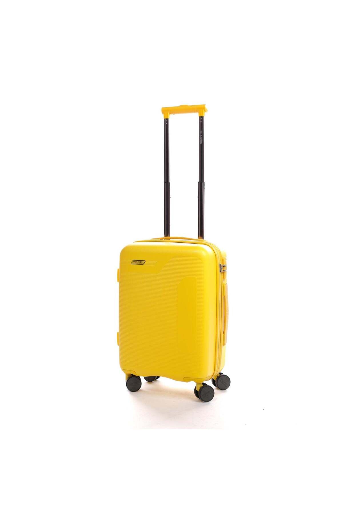 Ella Icon Troler Fly Galben 55x39x23 Cm-1295 Unisex - Medium Size + Small (Carry-on) Size