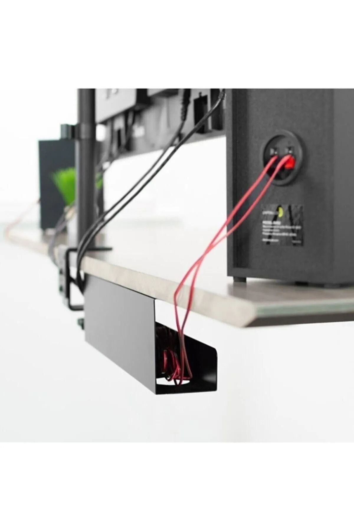 MMTGLOBAL-Cable Management Shelf Suitable for Desks Under Desk Cable Management Tray Under Desk Cable Organizer 4