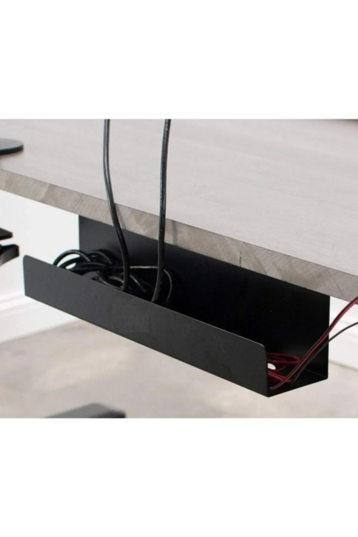 MMTGLOBAL-Cable Management Shelf Suitable for Desks Under Desk Cable Management Tray Under Desk Cable Organizer 2