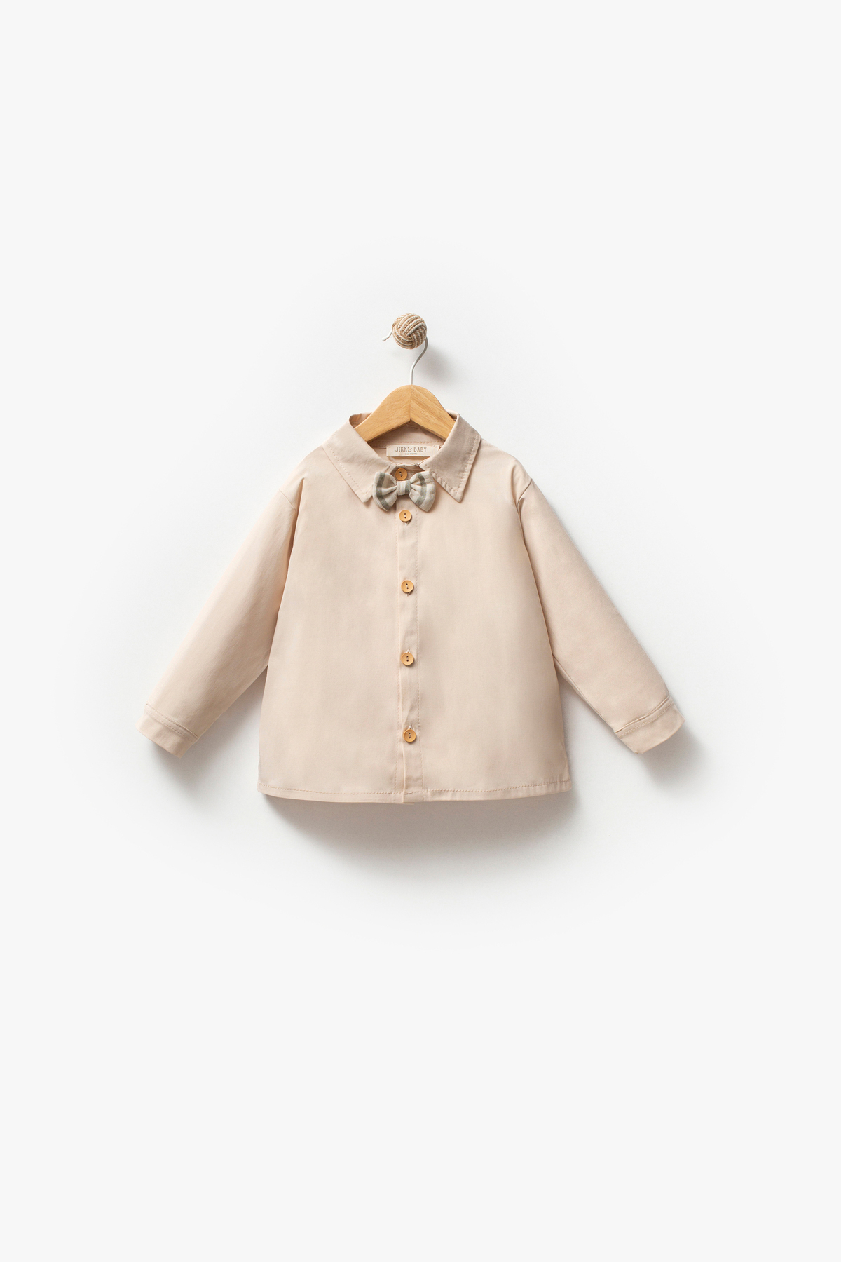 Jikko Baby Askılı Müslin Salopet Gömlek Bebek Takım 9067 fotoğrafı 6 (önizleme)