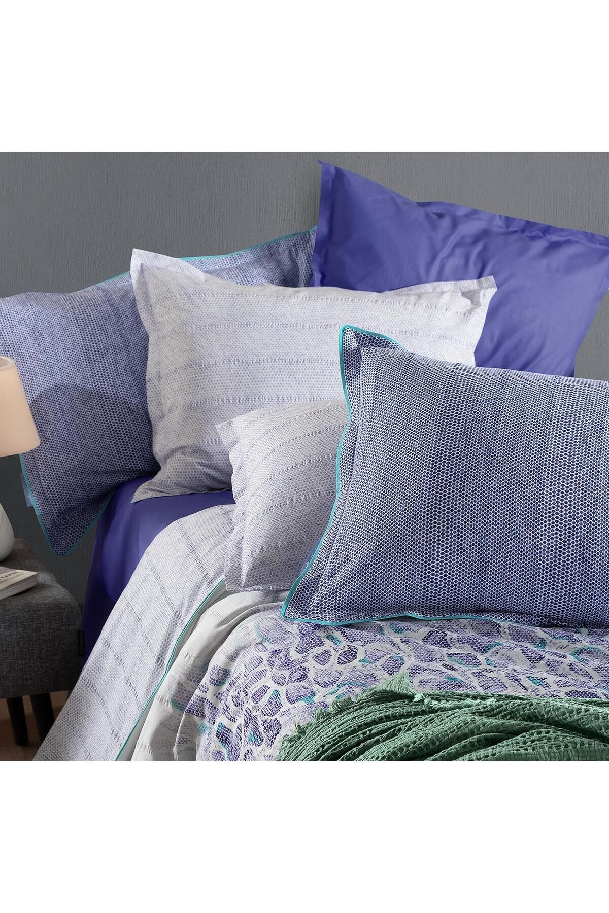 Sarev-Cameroon Blue Single 100% Cotton Duvet Cover Set 3