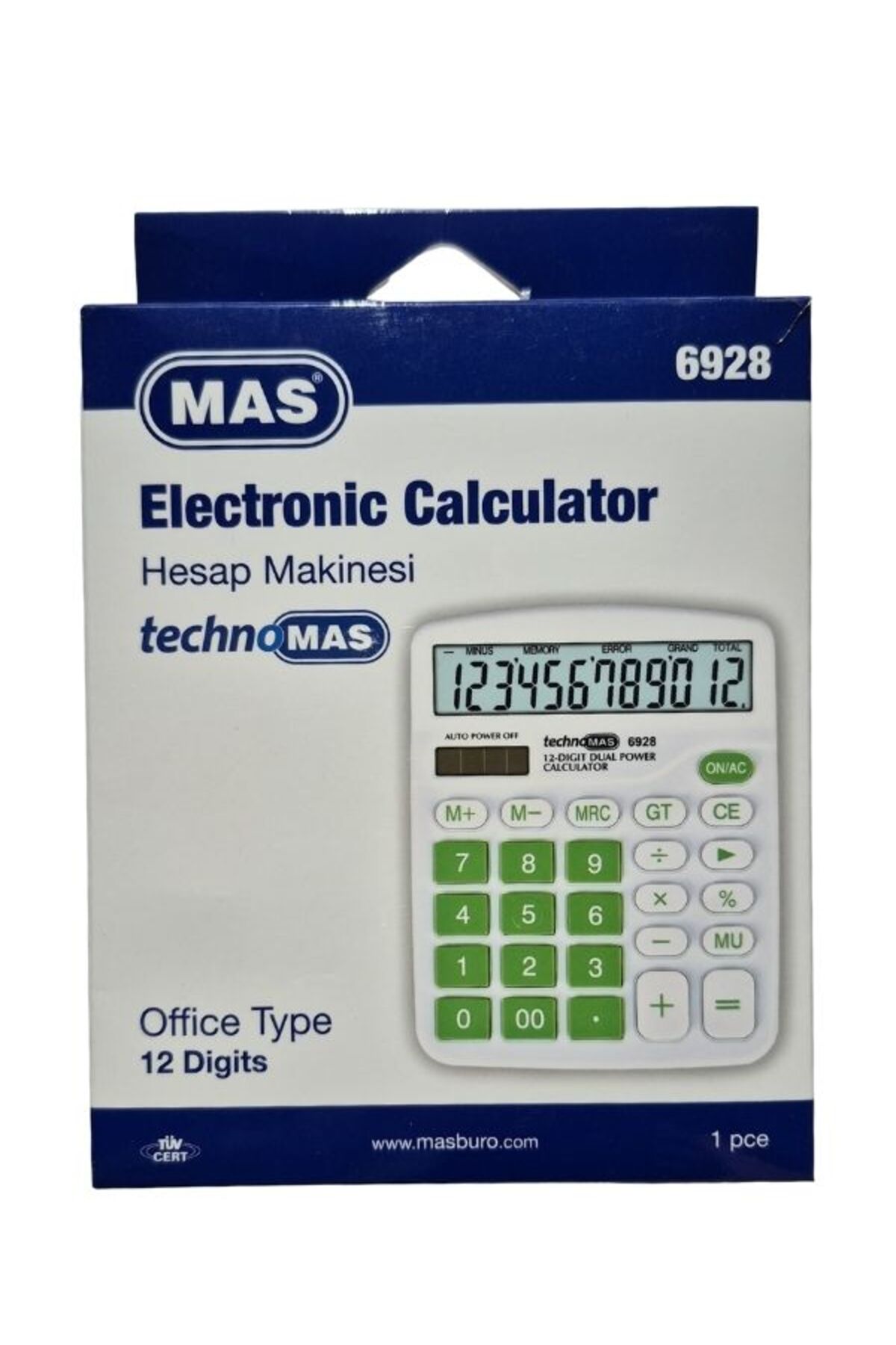 Mas 6928 RENKLİ HESAP MAKİNESİ