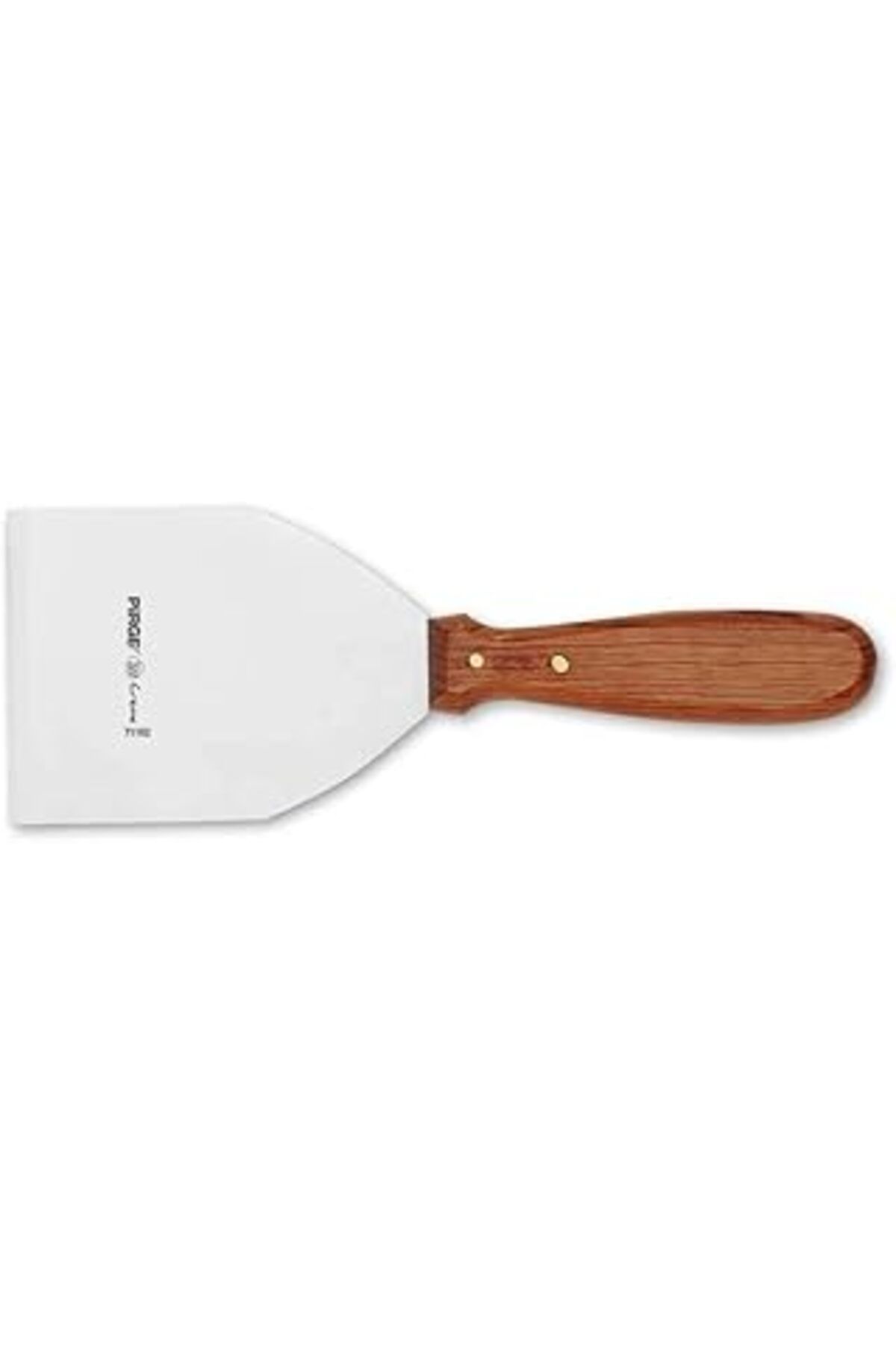 Pazarcan Pirge Creme Spatula No. 2 Ahşap Sap 11,5 Cm
