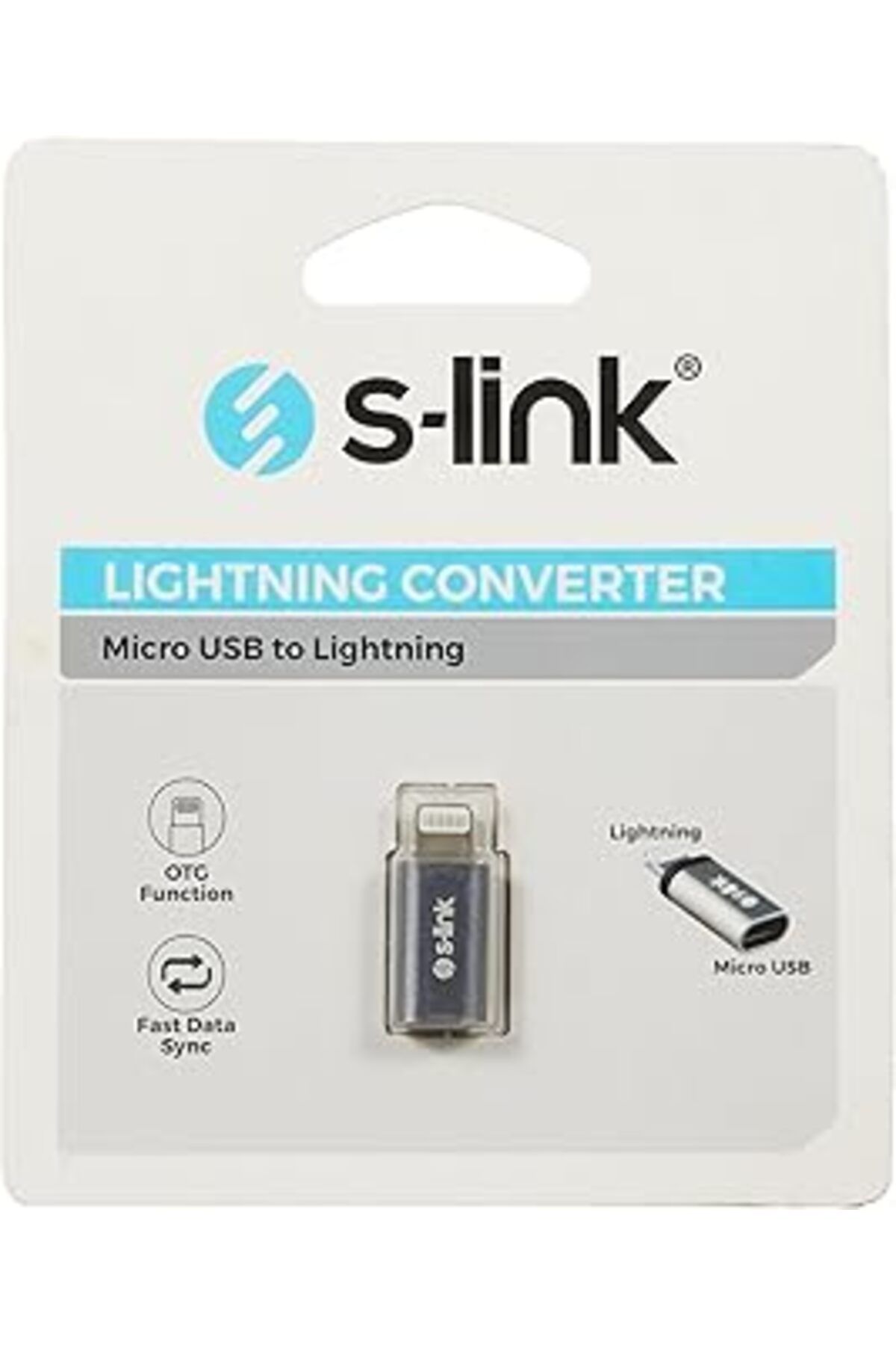 Mu Art Ahşap S-Link Sl-Ta20M Gümüş Metal Gövde Microusb 5Pin F To Lightning M Çevirici