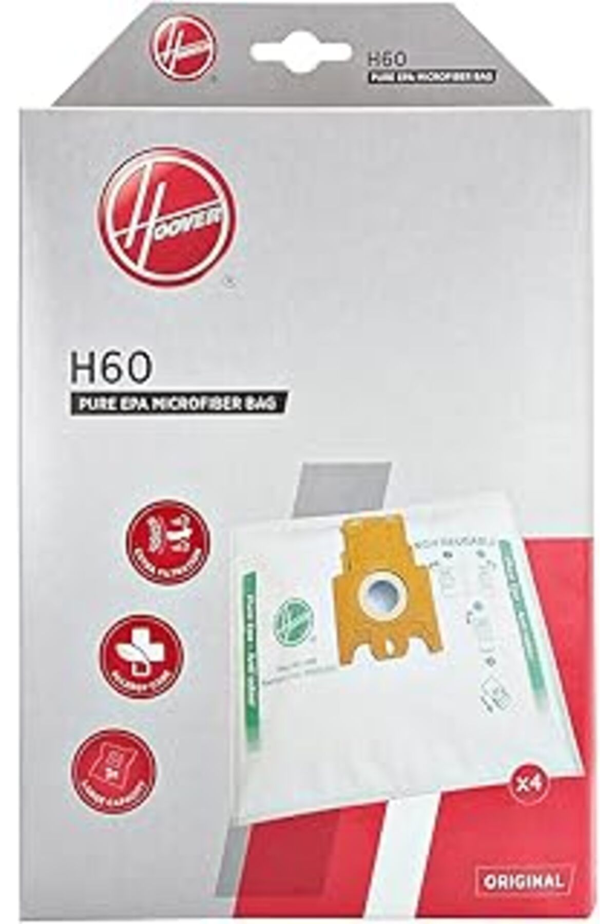 Hepta Collection Hoover H60 Saf Hepa Mikrofiber Torba