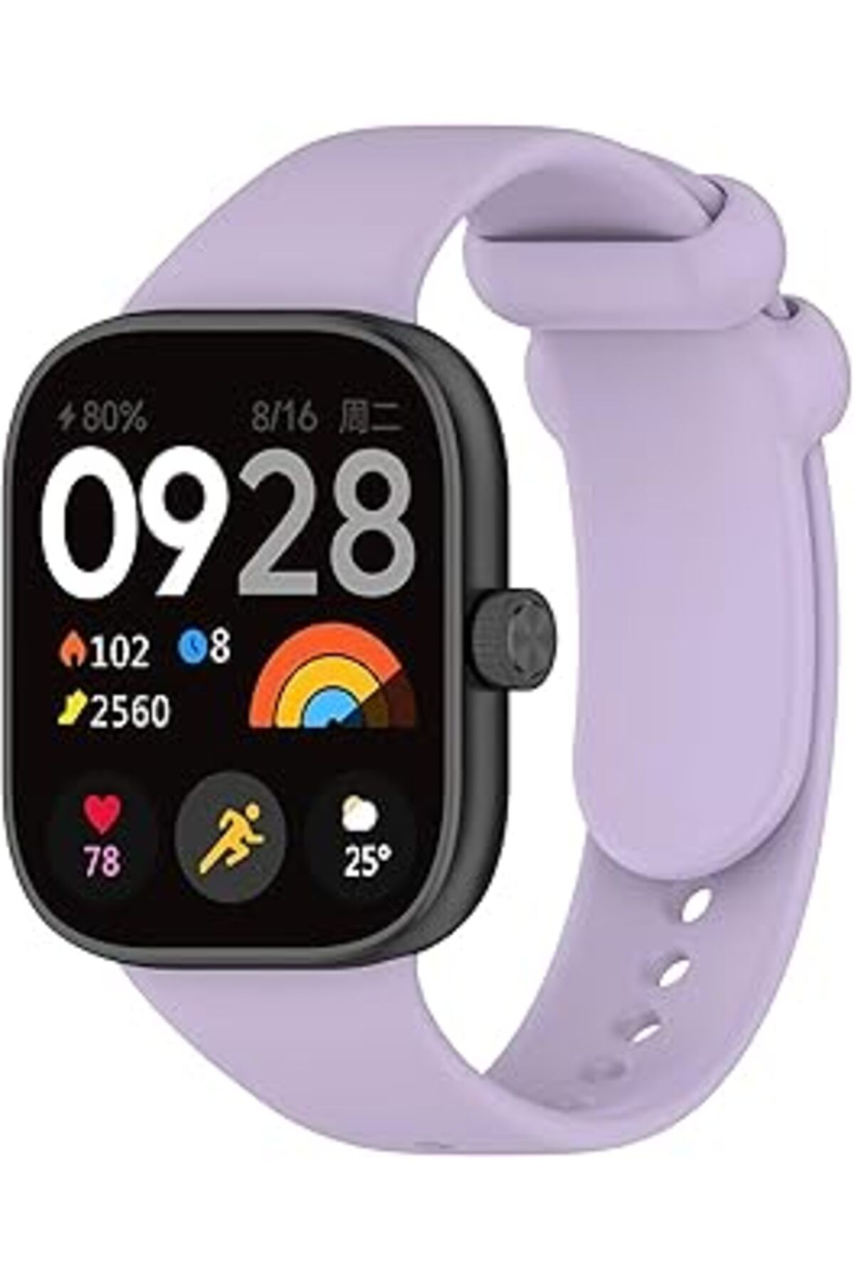 Mu Art Ahşap Smart Band 8 Pro Ile Uyumlu Saat Kayışı Ent Kaliteli Smart Band 8 Pro Ile Uyumlu Spor Saat Kontrast