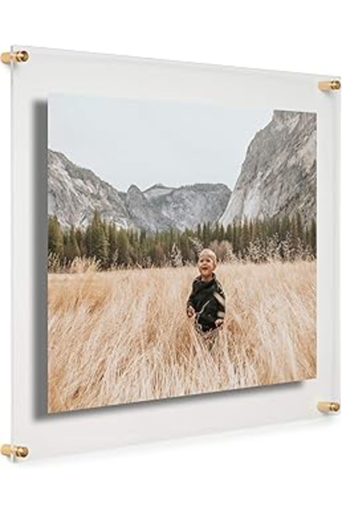robotrend Cool Modern Frames Coolmodernframes 40,6 X 50,8 Cm Şeffaf Yüzer Çift Panel Akrilik Resim Çerçevesi,