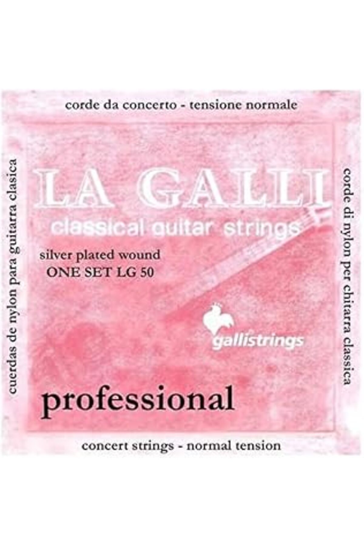 Pazarcan Gallistrings Lg 50 La Galli Klasik Gitar Teli Gümüş Kaplama