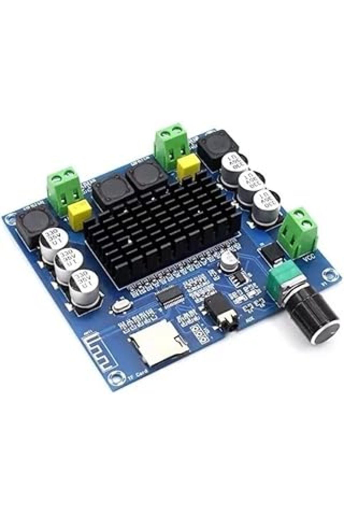 Mu Art Ahşap 2 X 100W Bluetooth 5.0 Amfi Devresi Tda7498 Tf Kart Xh-A105