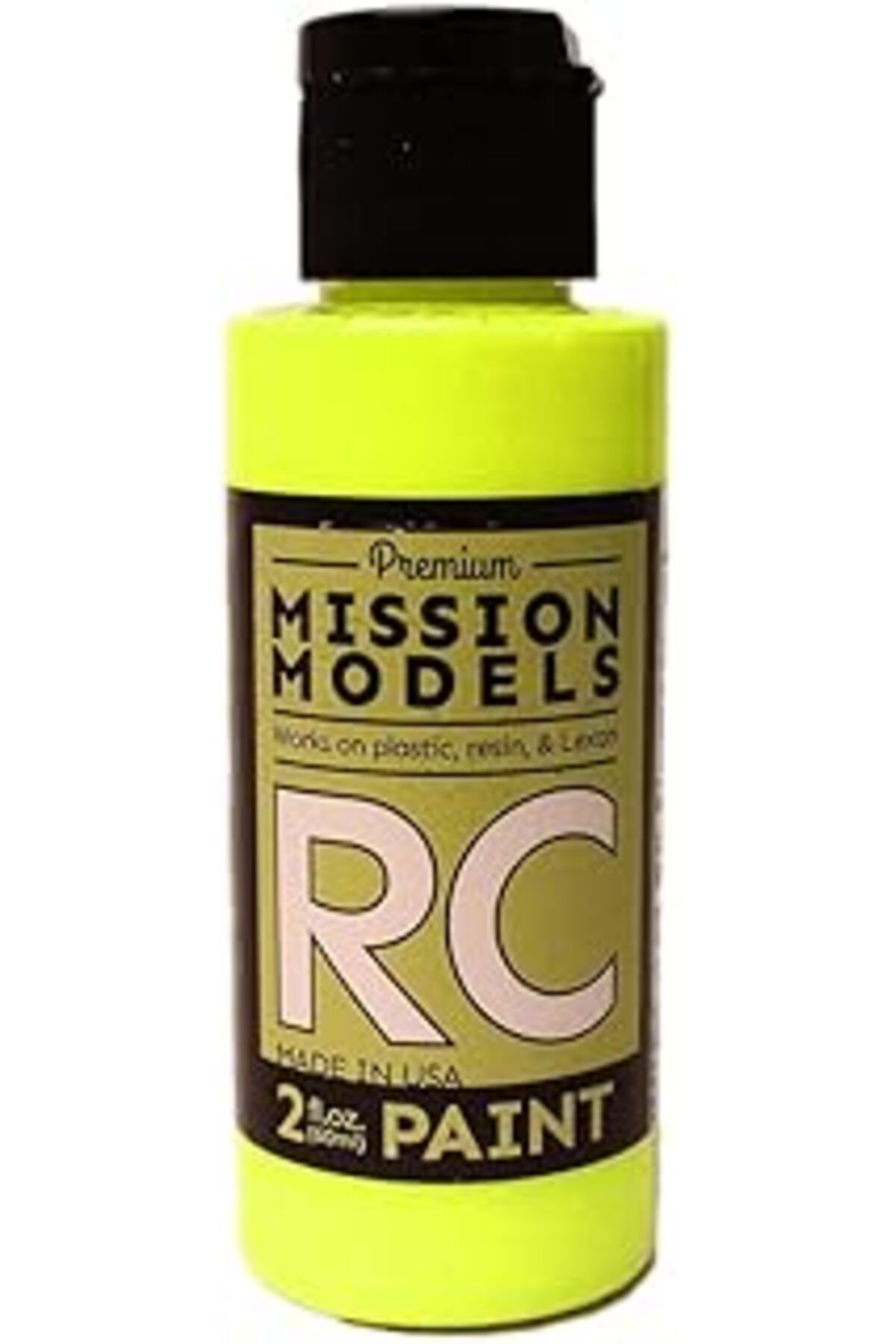 Pazarcan Mission Models Mmrc-043 Su Bazlı Rc Boya, 2 Oz Şişe, Floresan Yarış Sarı