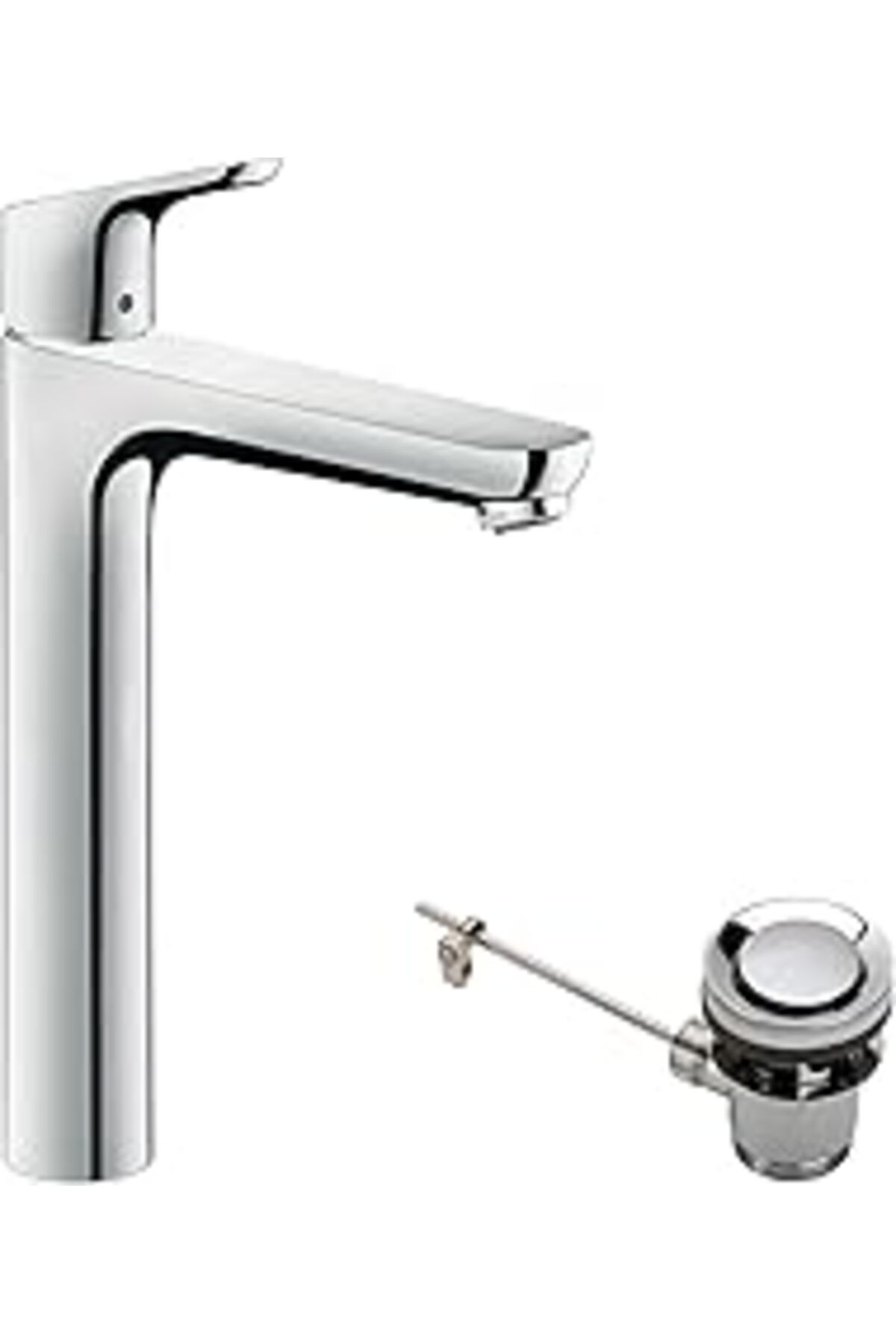 Pİ GLOBAL Hansgrohe Musluk Focus (Musluk Yüksekliği 230 Mm Ve Çekme Çubuklu Gider Garnitürü) Krom