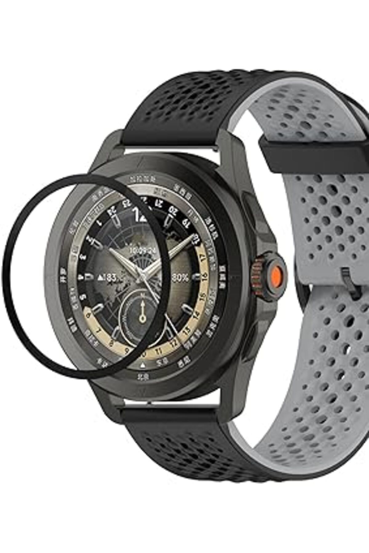 Pazarcan Microsonic Xiaomi Watch S4 Tam Kaplayan Nano Cam Ekran Koruyucu Siyah