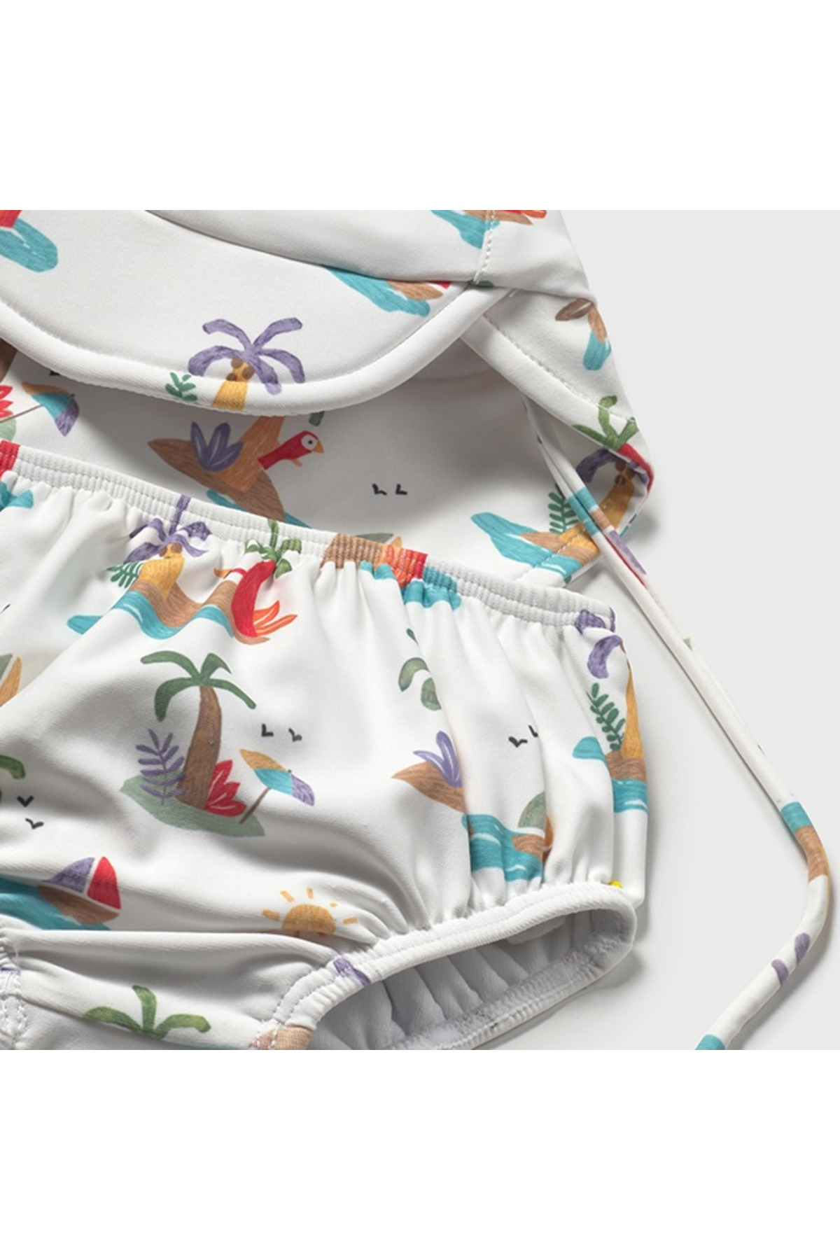 Mayoral Kız Bebek Scuba Deniz Giyimi Mercan fotoğrafı 4 (önizleme)