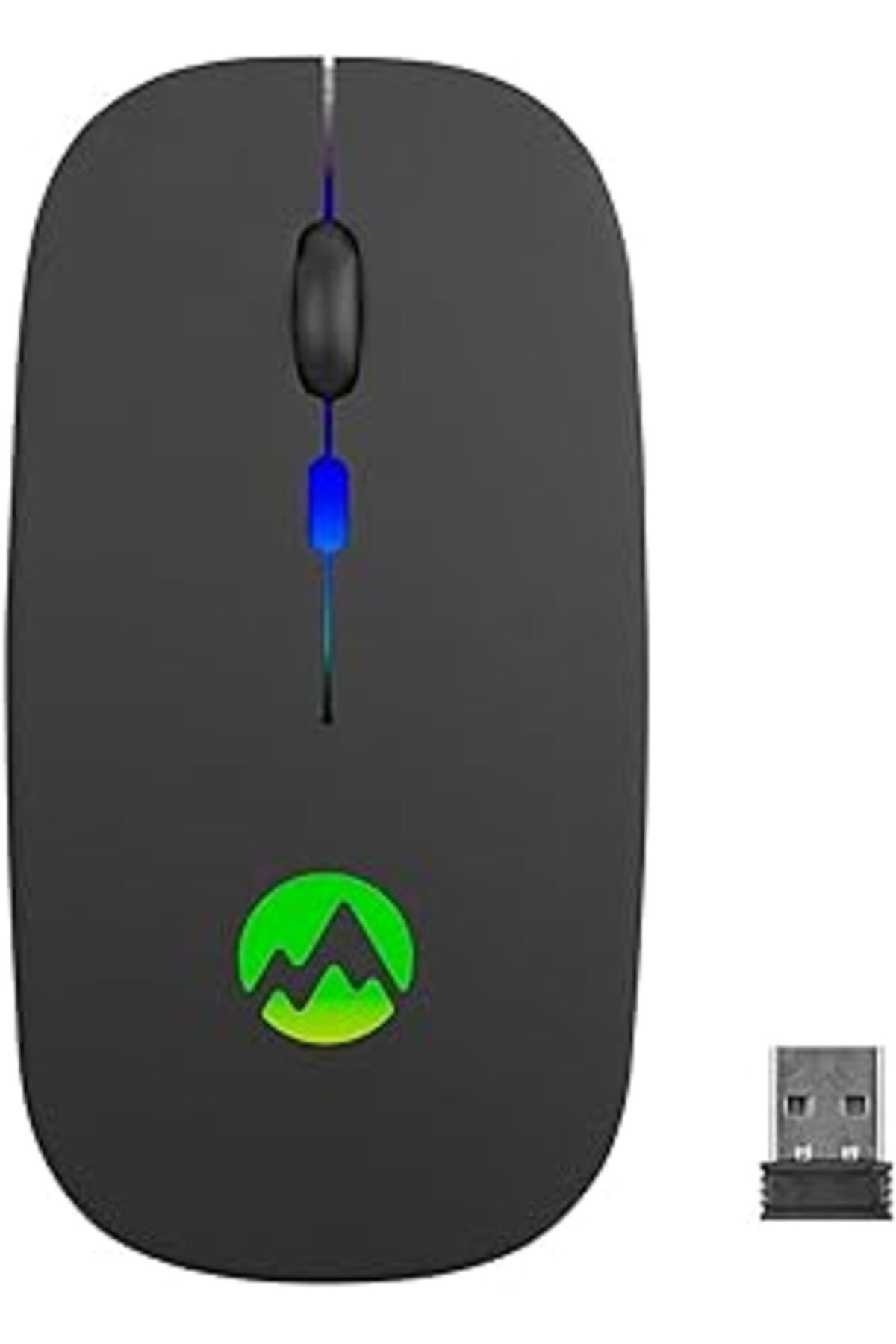 ebadi Smw710 Usb 2.4 Ghz Led'Li 800/1200/1600 Dpi Şarjlı Kablosuz Mouse Smw710, Siyah