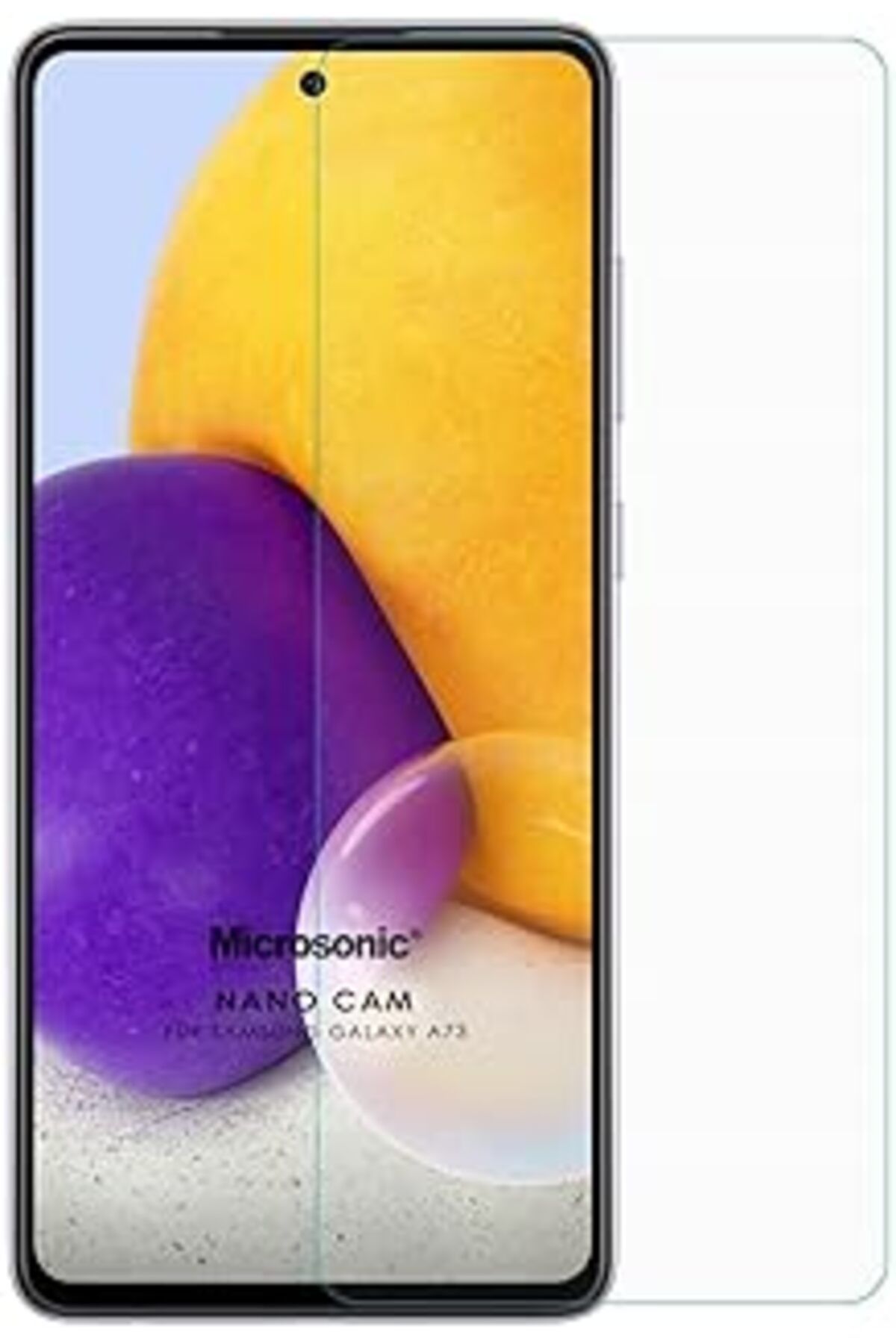 Pazarcan Microsonic Samsung Galaxy A73 5G Nano Glass Cam Ekran Koruyucu