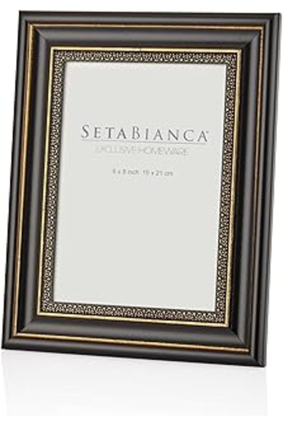 Hepta Collection Setabianca Seta Frame Black Gold Lace 13 * 18 Cm