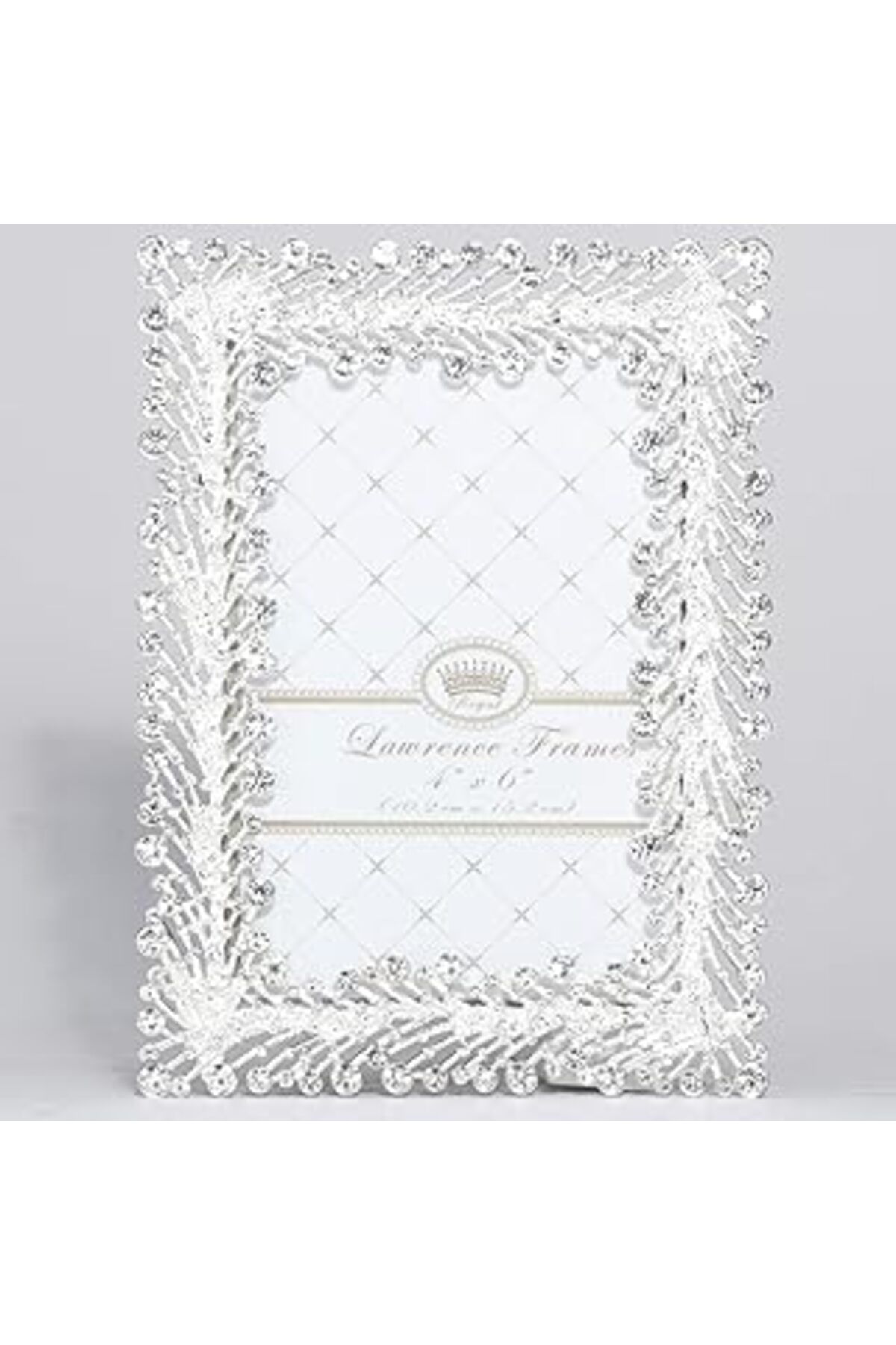 robotrend Lawrence Frames 4X6 Jasmond Gümüş Metal Kristal Sprey Resim Çerçevesi
