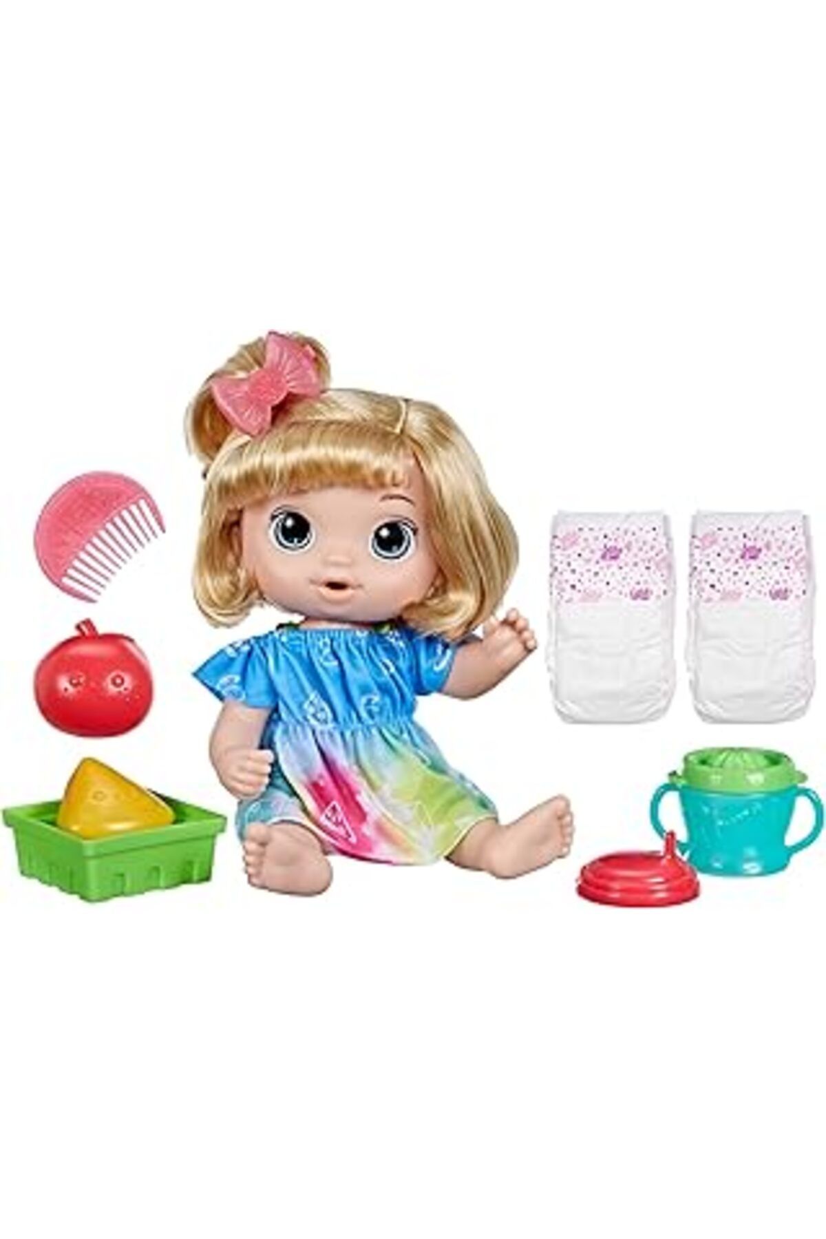 Mu Art Baby Alive Bebeğimle Eğlenceli Yudumlar - Sarışın Oyuncak Bebek