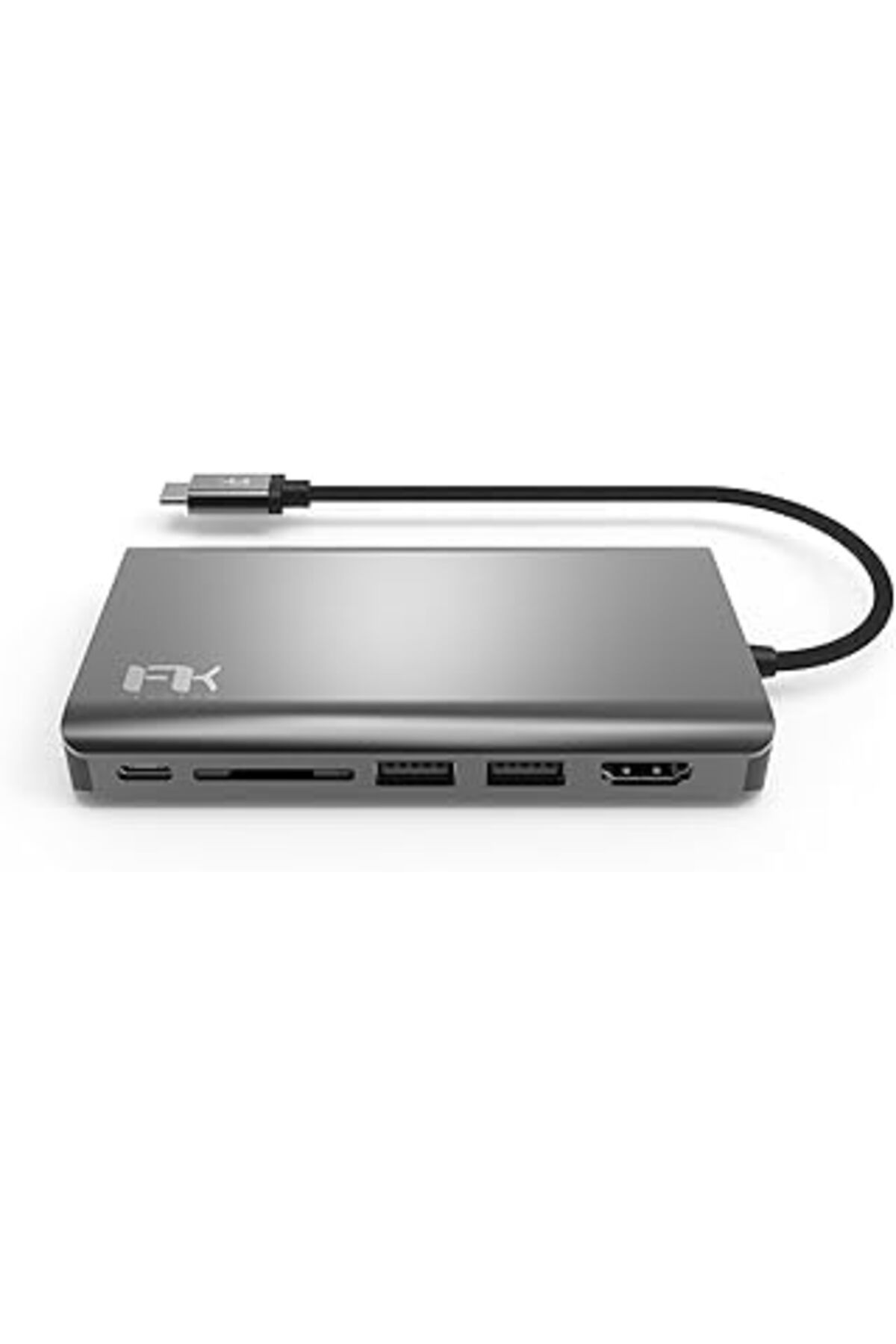robotrend Feeltek Type-C Adaptör Usb Çoğaltıcı Vga Hdmi Ethernet Dönüştürücü 4K Full Hd Görüntü Mfi Sertifika