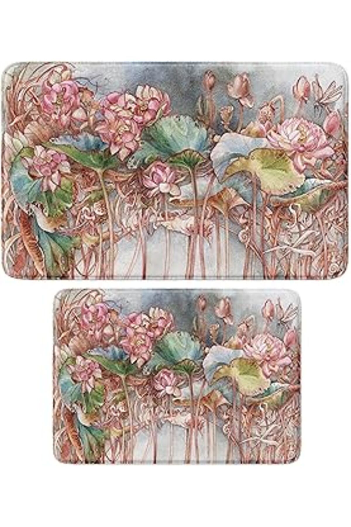 Mu Art Monnhein Mikrofiber Banyo Paspası, Kaymaz Taban, Makinede Yıkanabilir, Çok Amaçlı Halı (444_Bpsm, 2